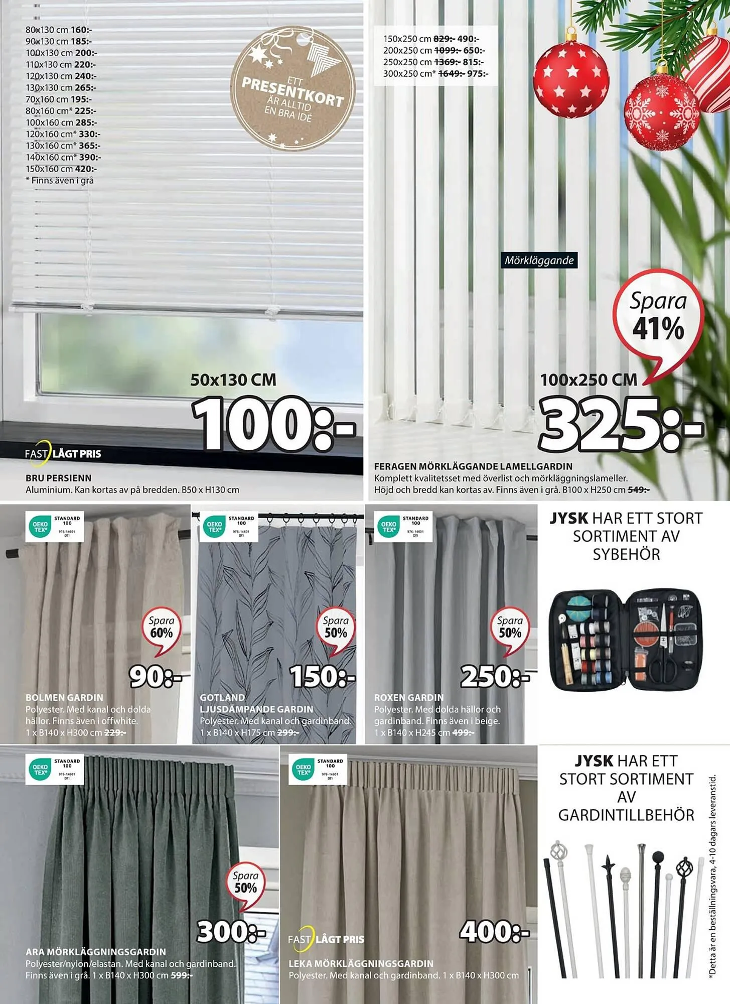 JYSK reklamblad från 27 november till 10 december 2023 - Reklamblad sidor 21