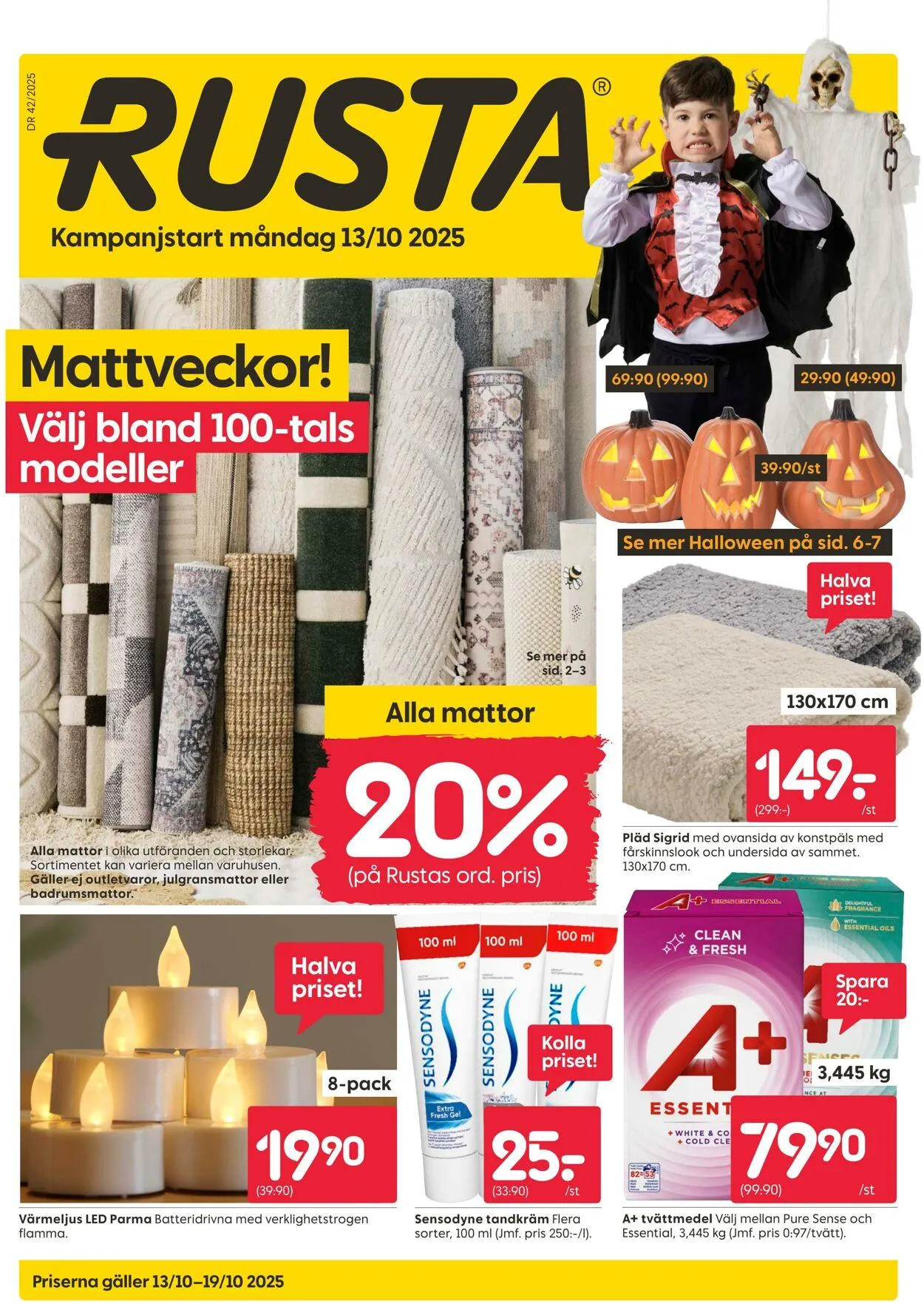 Rusta från 14 oktober till 28 oktober 2025 - Reklamblad sidor 1