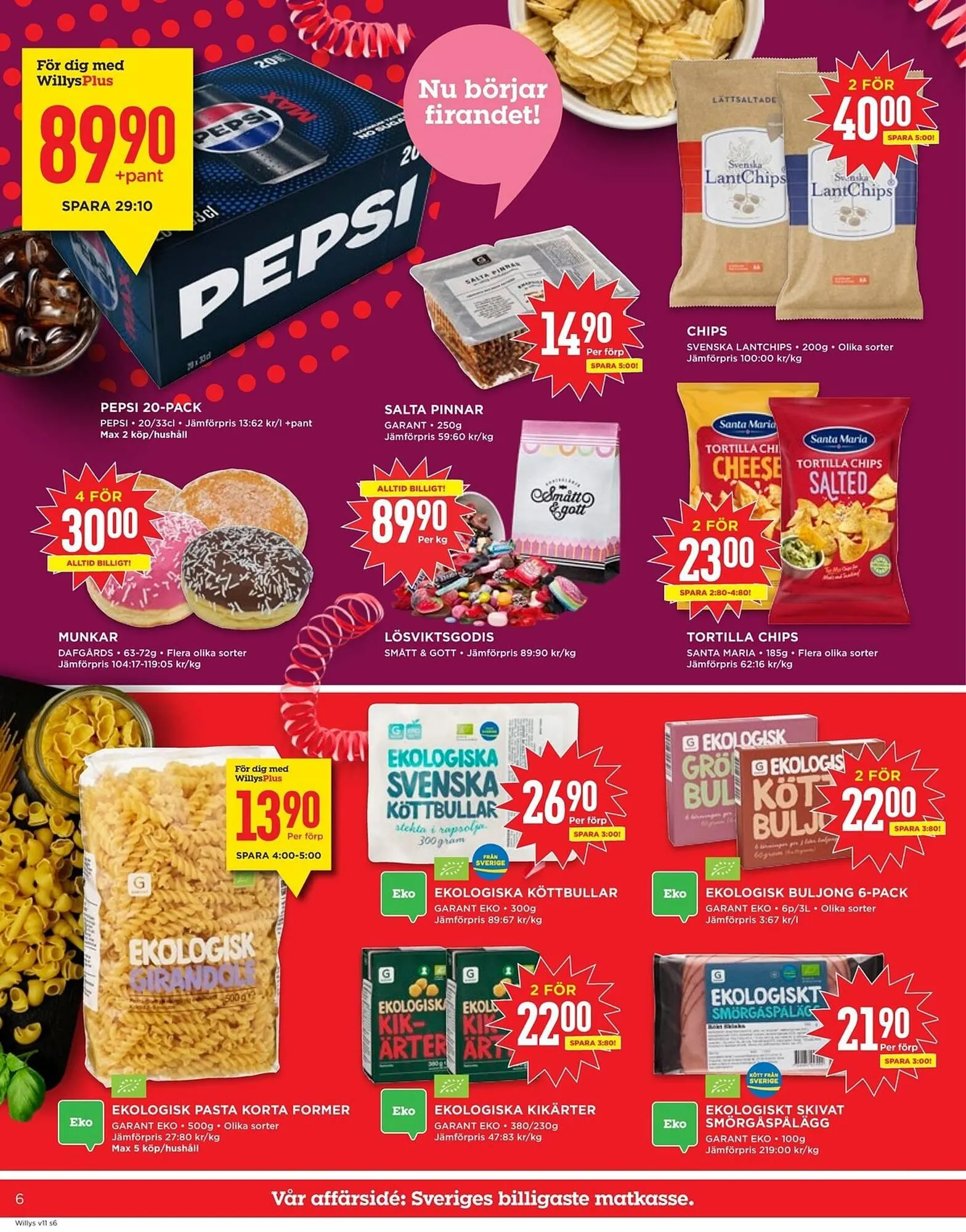 Willys reklamblad från 10 mars till 16 mars 2025 - Reklamblad sidor 6