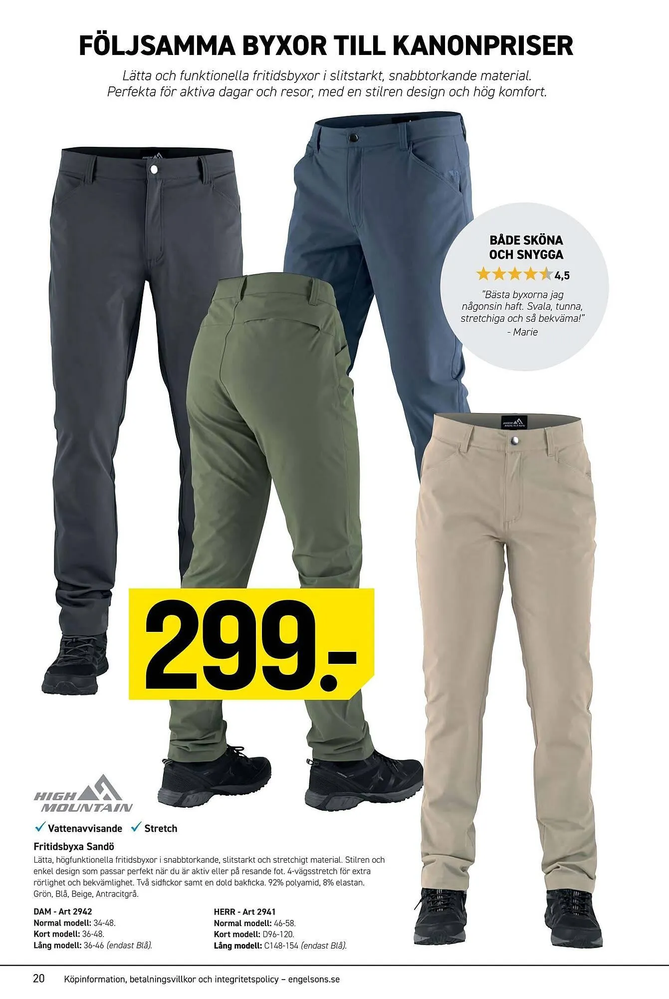 Engelsons katalog från 9 mars till 15 mars 2026 - Reklamblad sidor 20