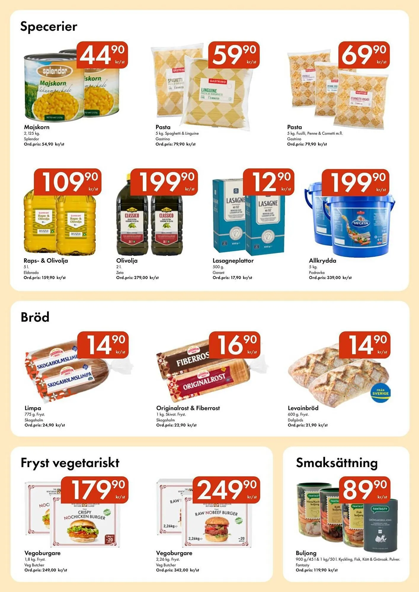 Snabbgross reklamblad från 20 oktober till 2 november 2025 - Reklamblad sidor 9