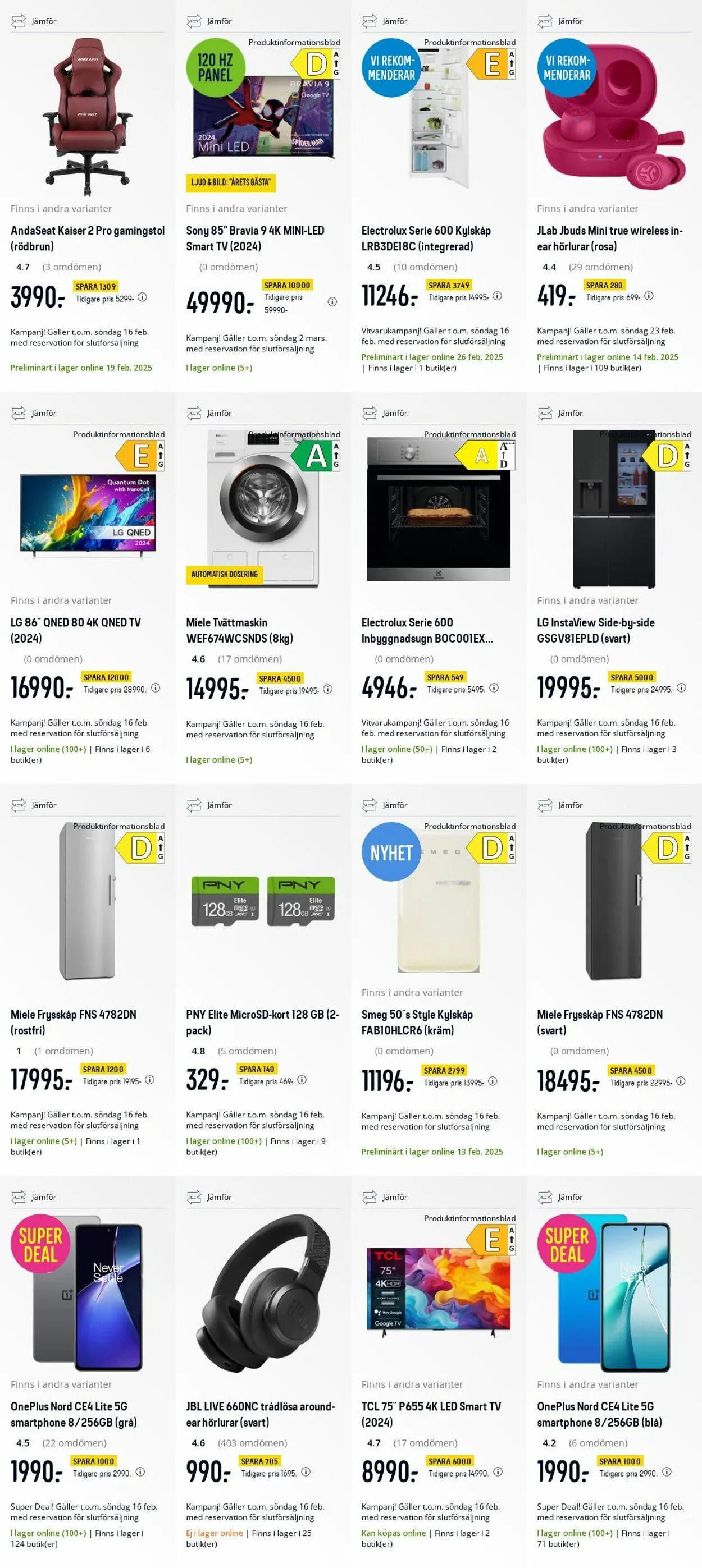 Elgiganten från 10 februari till 16 februari 2025 - Reklamblad sidor 44