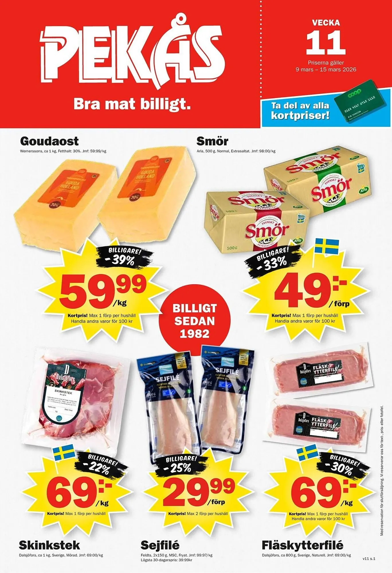 Pekås reklamblad - 1