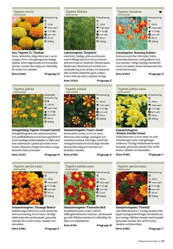 Frökatalog 2025! från 23 januari till 31 december 2025 - Reklamblad sidor 189
