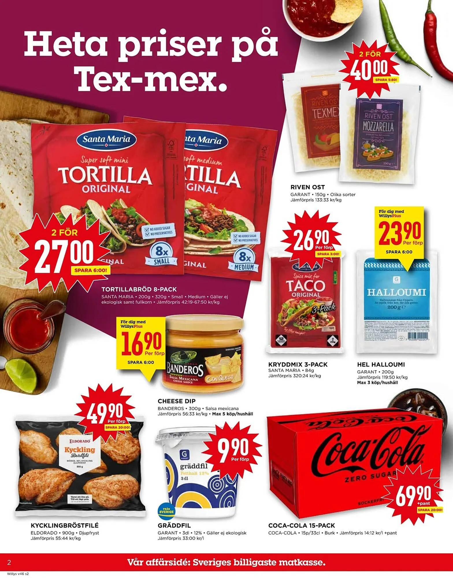 Willys reklamblad från 13 november till 19 november 2023 - Reklamblad sidor 2