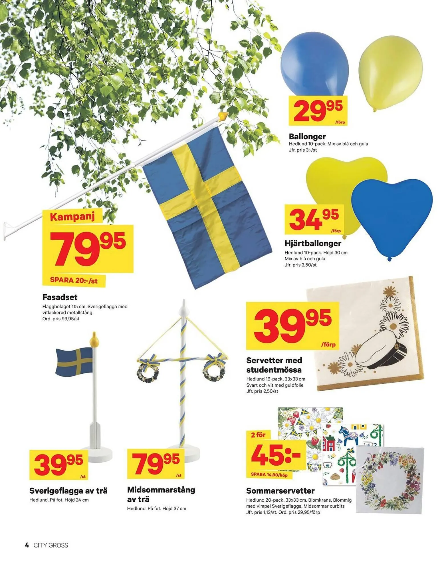 City Gross reklamblad från 22 september till 28 september 2025 - Reklamblad sidor 4