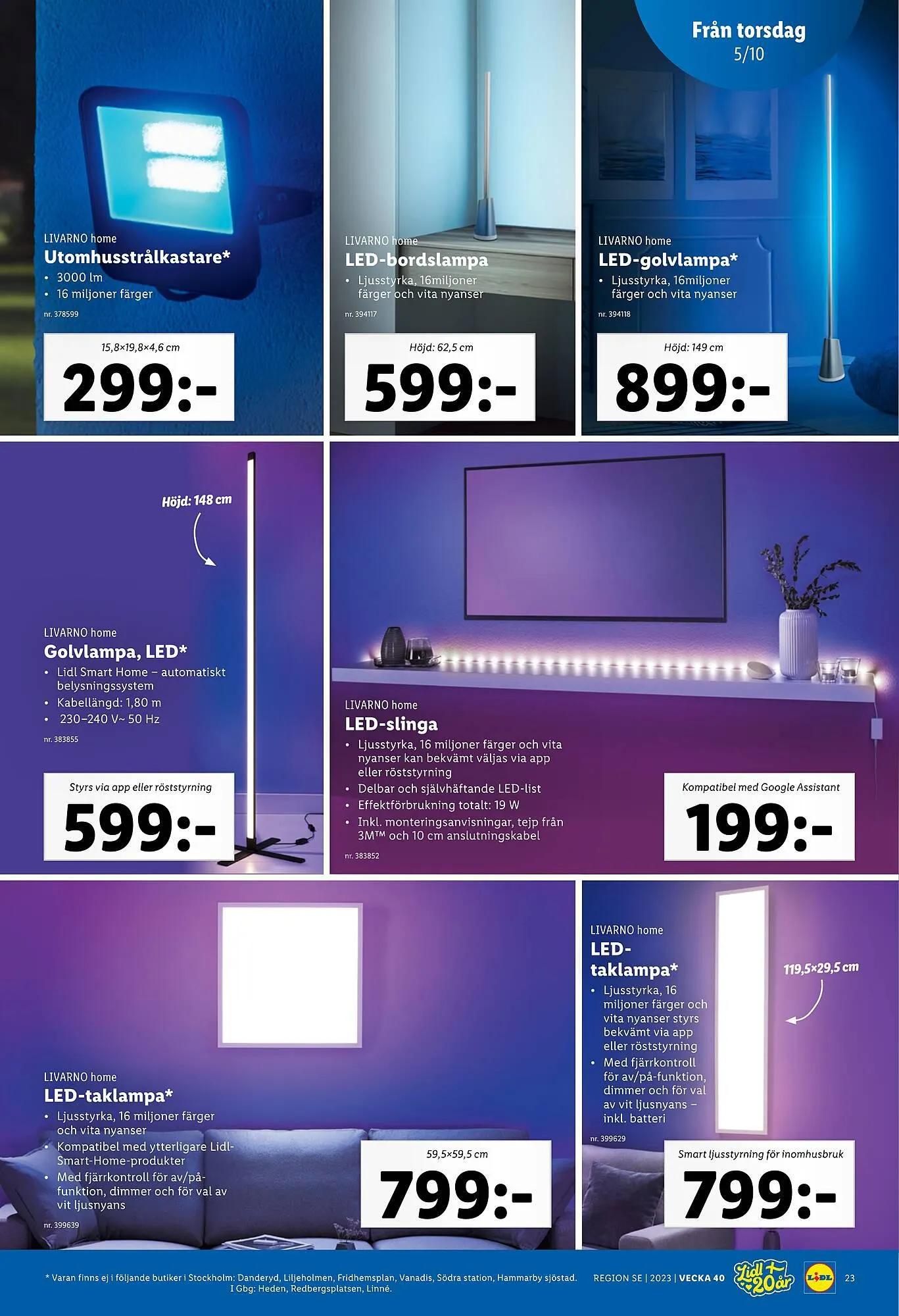 Lidl reklamblad från 2 oktober till 8 oktober 2023 - Reklamblad sidor 30