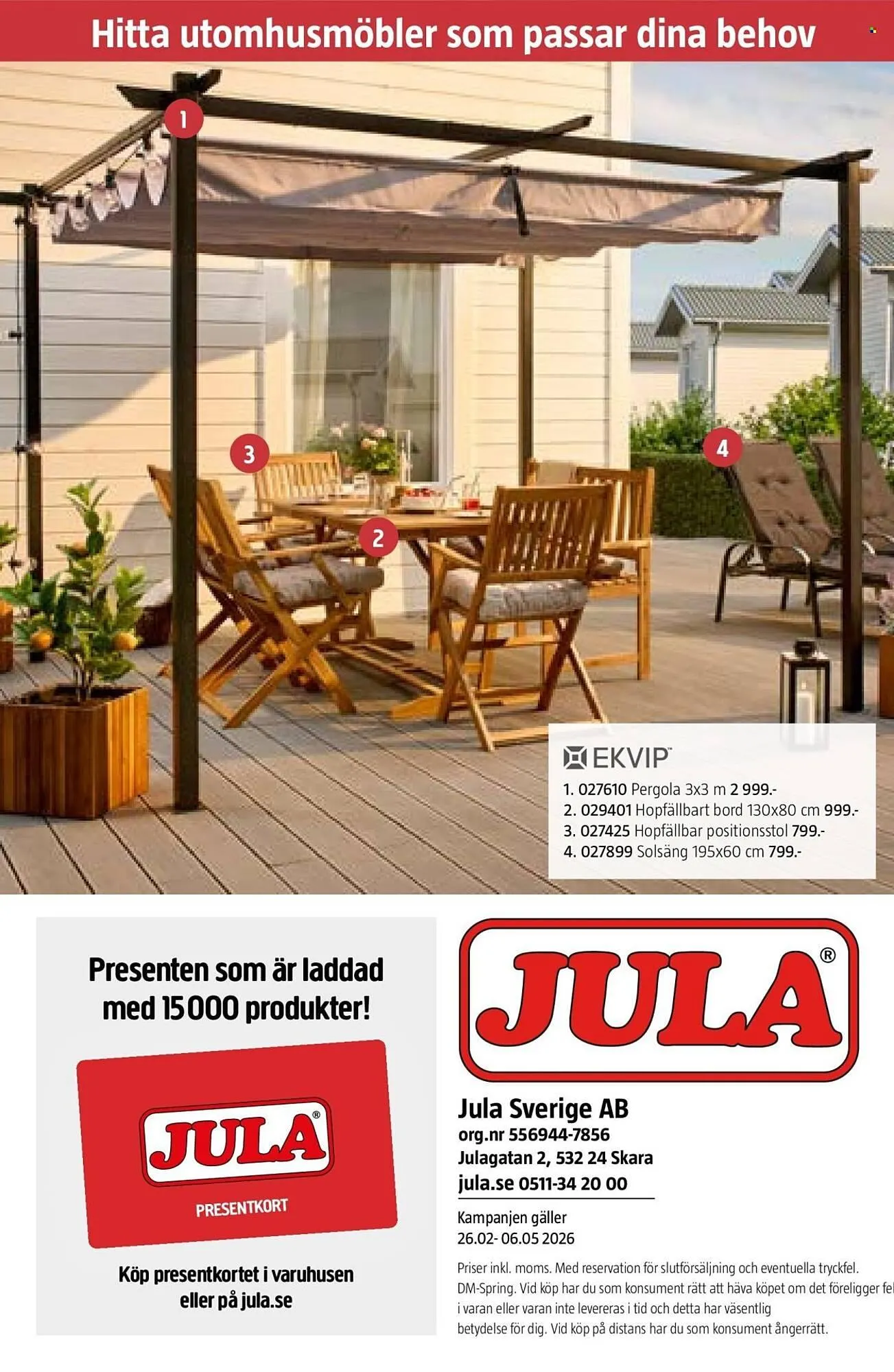 Jula reklamblad från 26 april till 6 maj 2026 - Reklamblad sidor 46