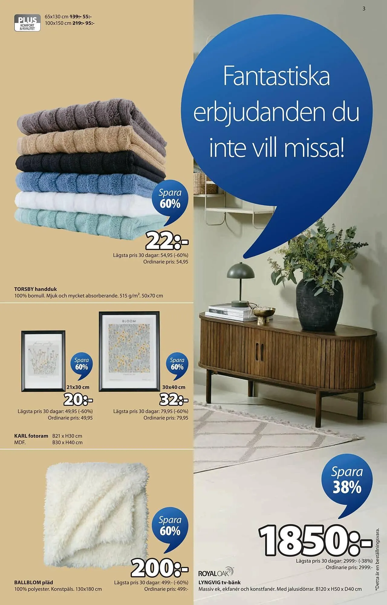 JYSK reklamblad från 2 februari till 2 mars 2026 - Reklamblad sidor 3