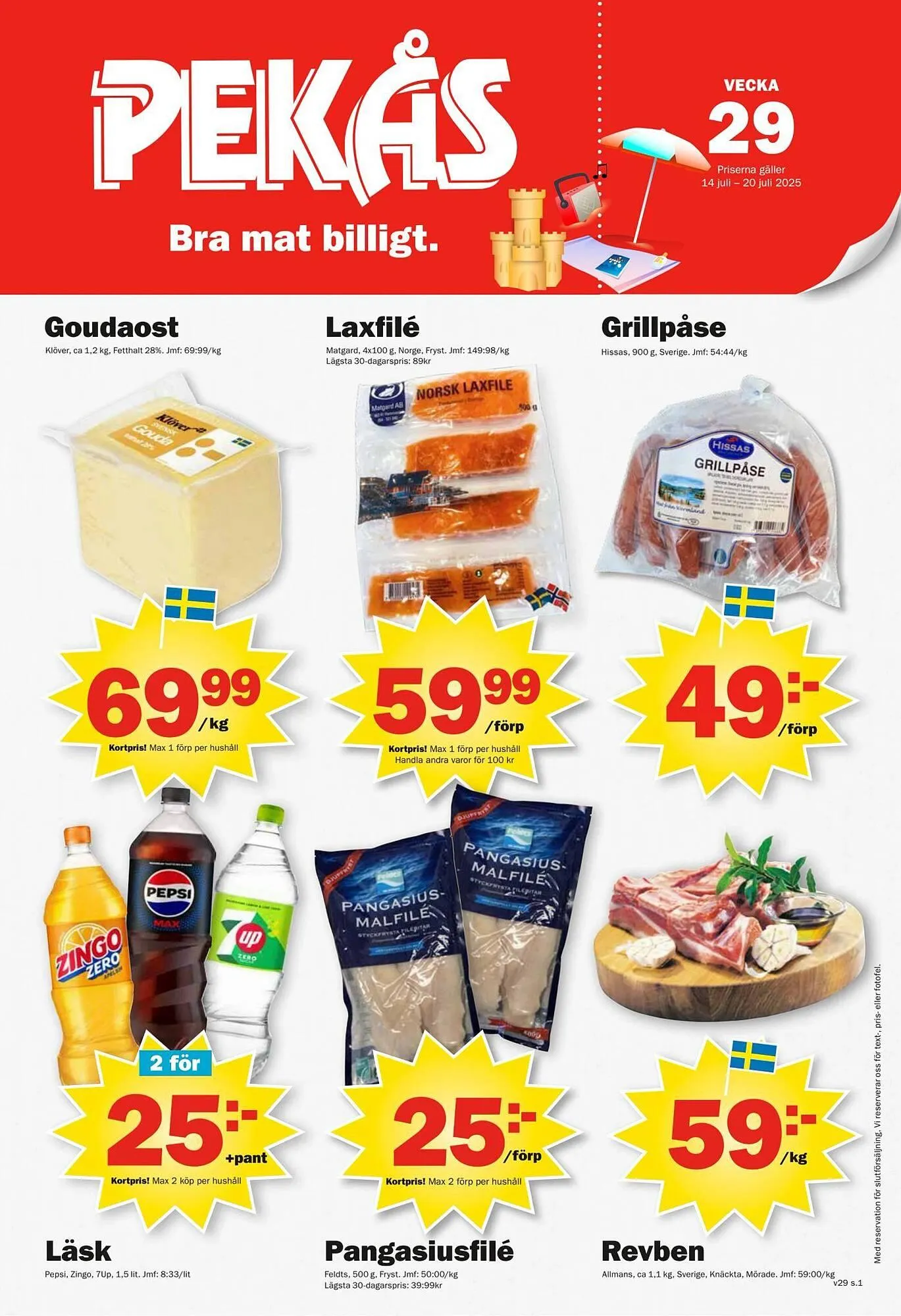 Pekås reklamblad - 1