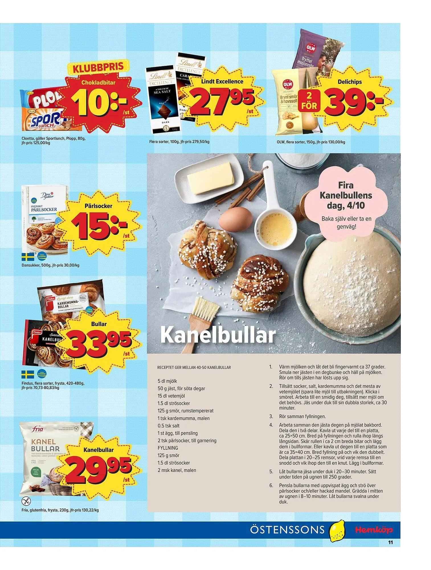 Östenssons reklamblad från 2 oktober till 8 oktober 2023 - Reklamblad sidor 11