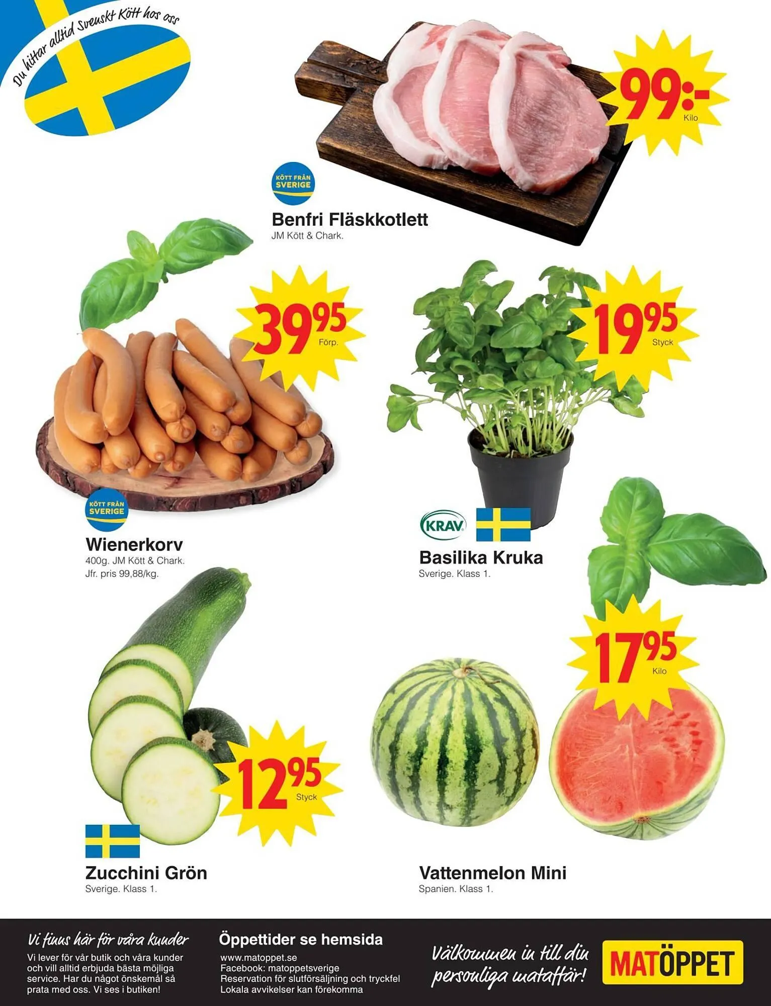 Matöppet reklamblad från 7 juli till 13 juli 2025 - Reklamblad sidor 4