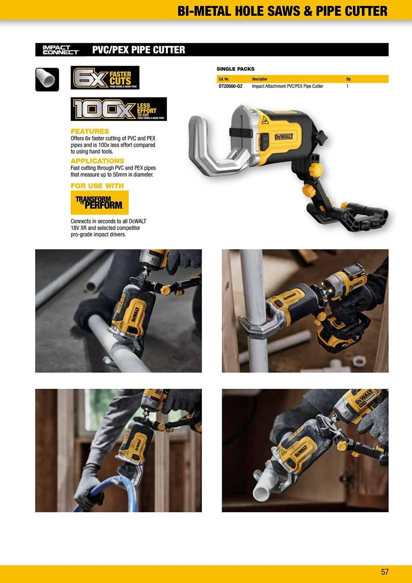 Dewalt reklamblad från 9 oktober till 18 oktober 2025 - Reklamblad sidor 57