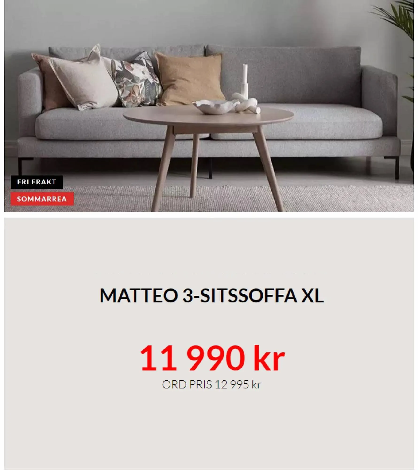 Möbelmästarna reklamblad från 21 juli till 2 september 2023 - Reklamblad sidor 7
