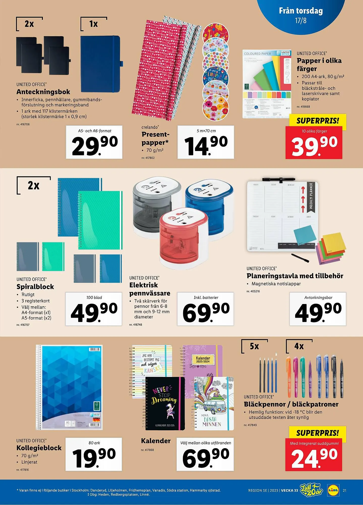 Lidl reklamblad från 14 augusti till 20 augusti 2023 - Reklamblad sidor 24