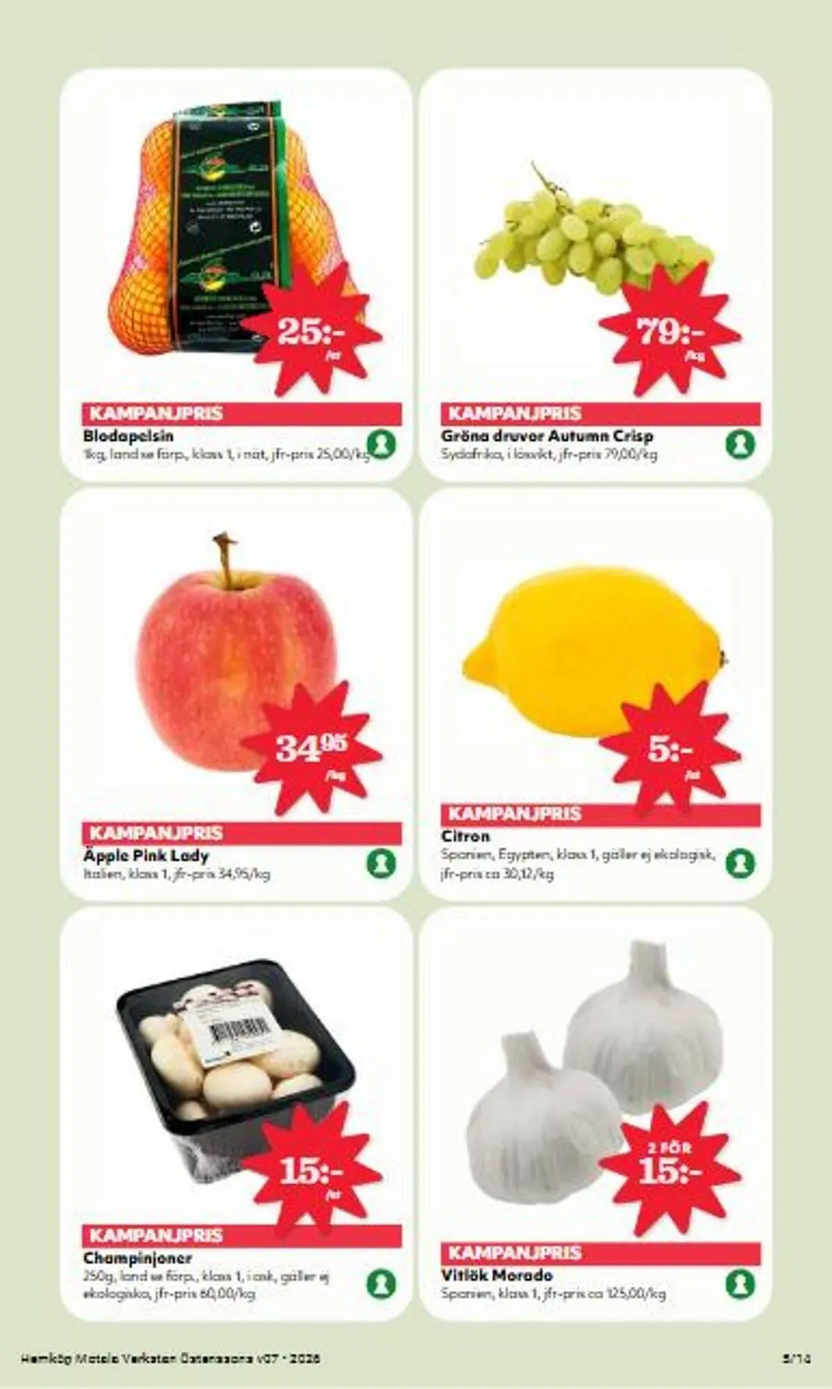 Hemköp reklamblad från 9 februari till 15 februari 2026 - Reklamblad sidor 5