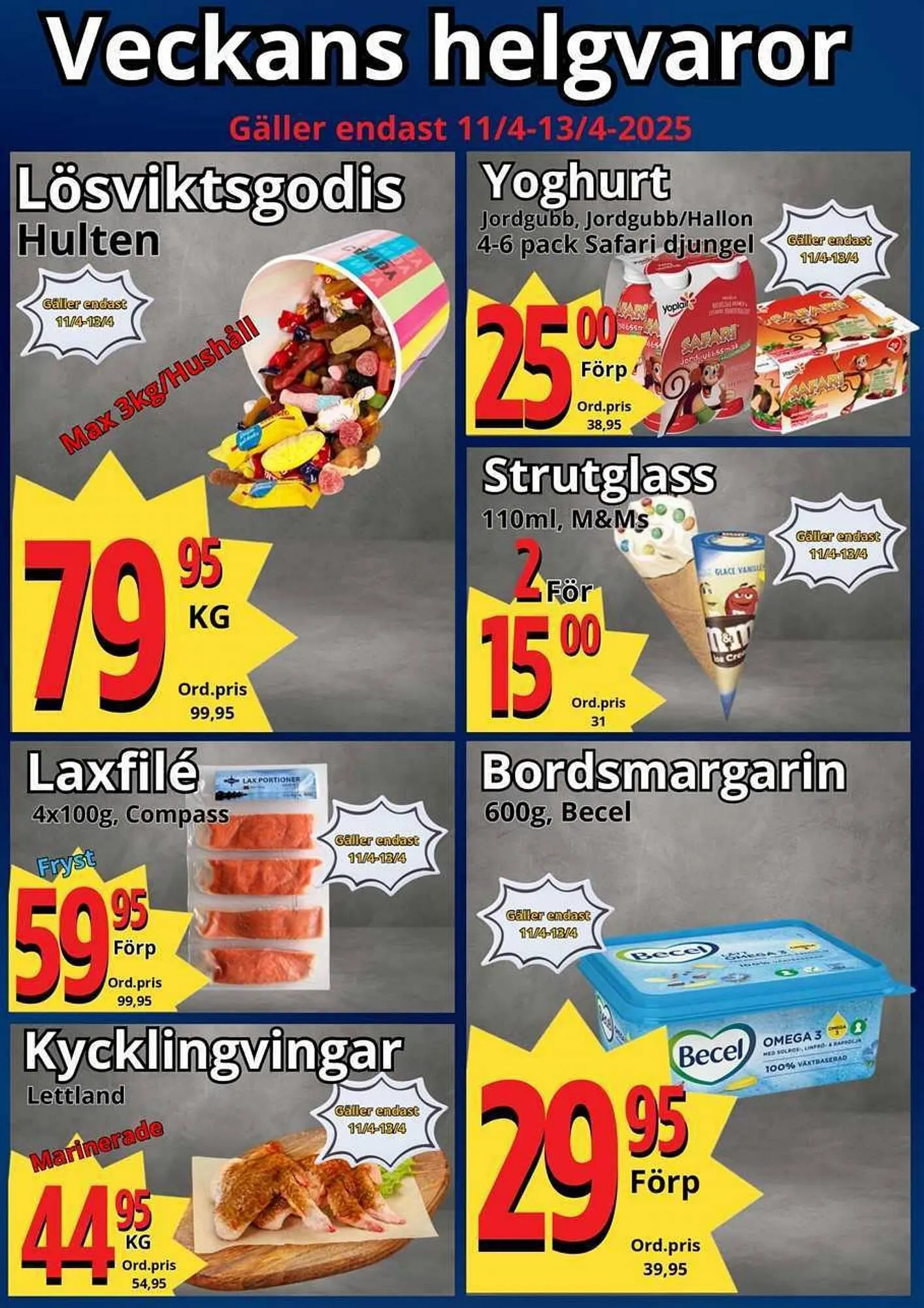 Supergrossen reklamblad från 7 april till 13 april 2025 - Reklamblad sidor 12