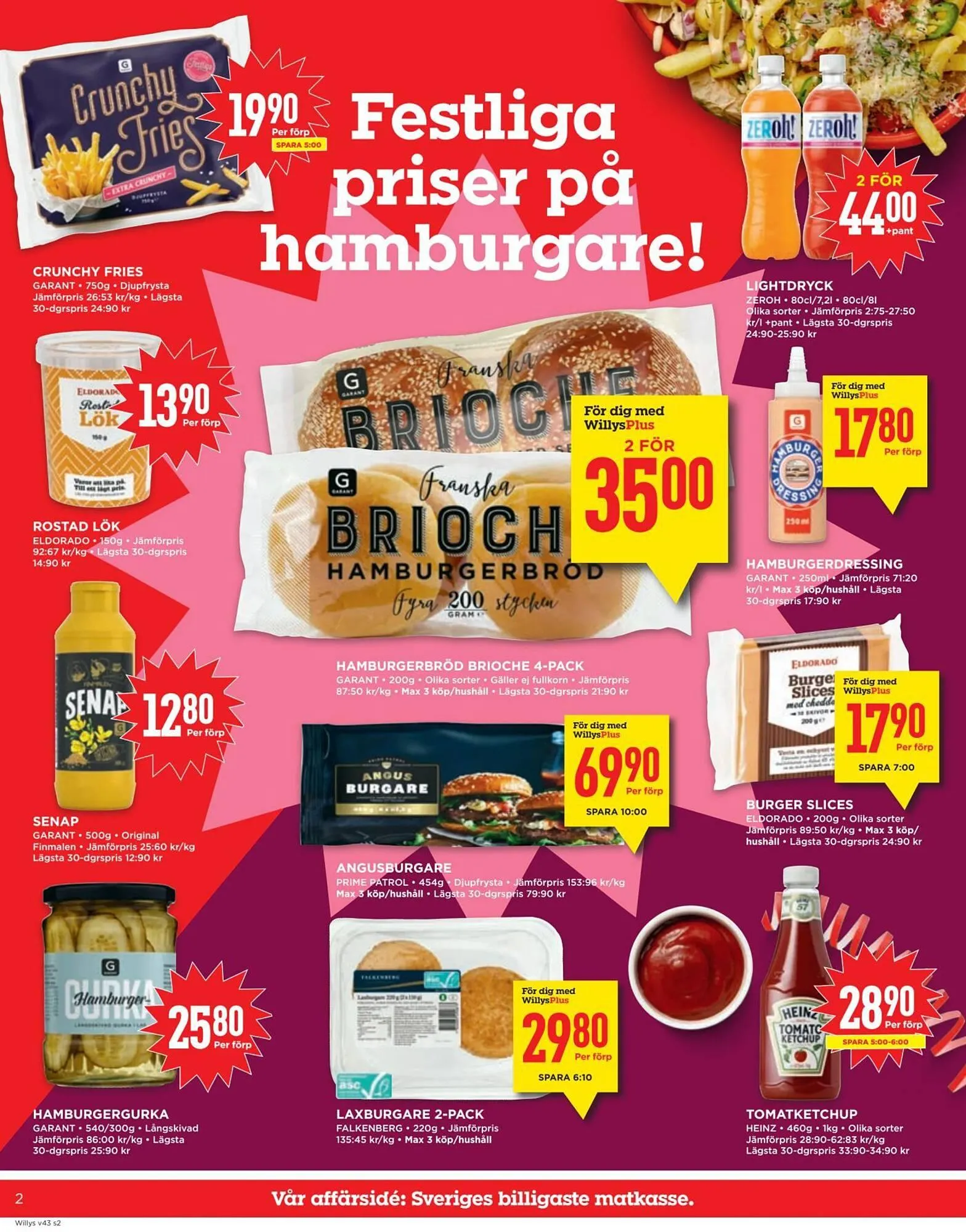 Willys reklamblad från 20 oktober till 26 oktober 2025 - Reklamblad sidor 2