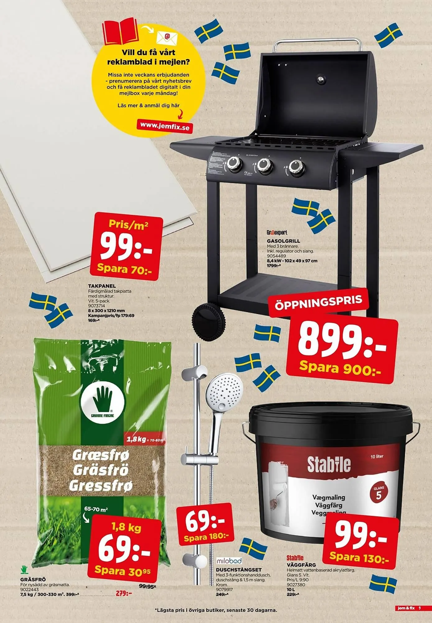 Jem&Fix reklamblad från 26 augusti till 31 augusti 2025 - Reklamblad sidor 9