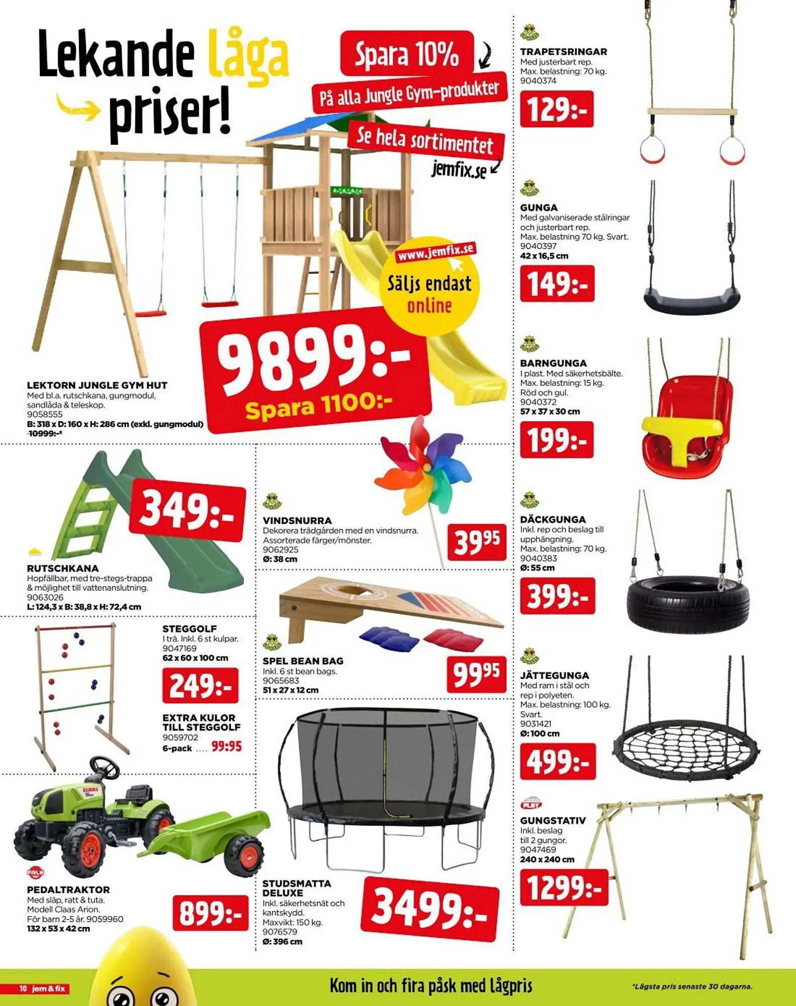 Jem&Fix reklamblad från 14 april till 20 april 2025 - Reklamblad sidor 10