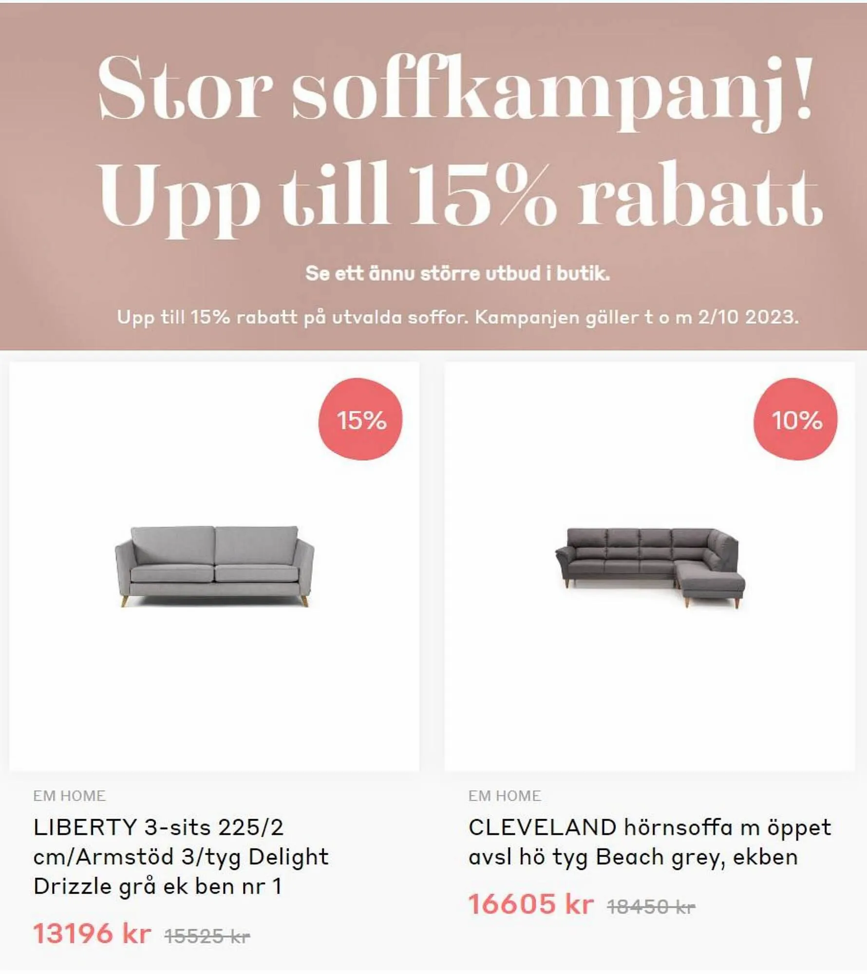 EM Home reklamblad från 28 september till 2 oktober 2023 - Reklamblad sidor 7