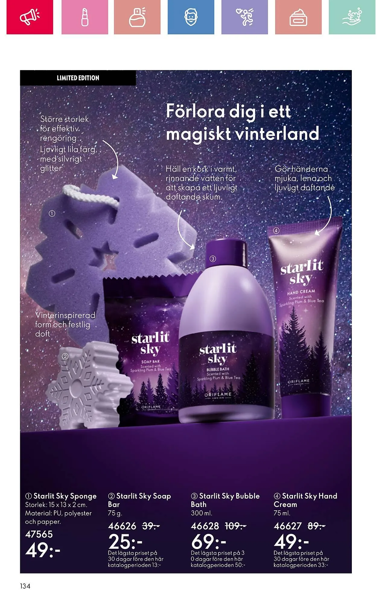 Oriflame reklamblad från 26 januari till 15 februari 2025 - Reklamblad sidor 134