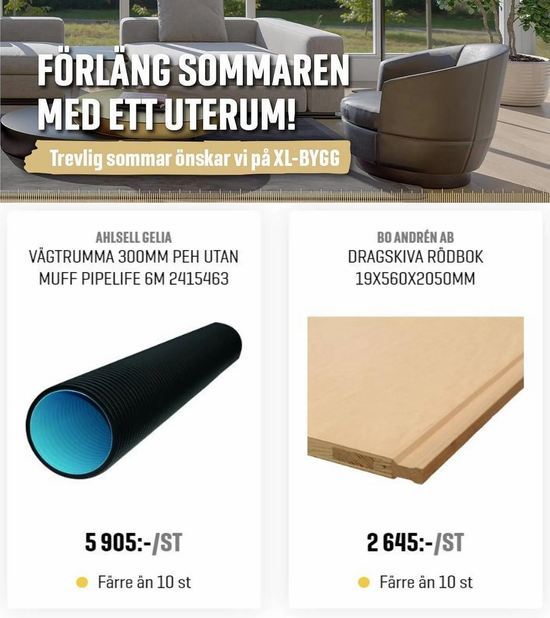XL-Bygg reklamblad från 15 september till 28 oktober 2023 - Reklamblad sidor 3