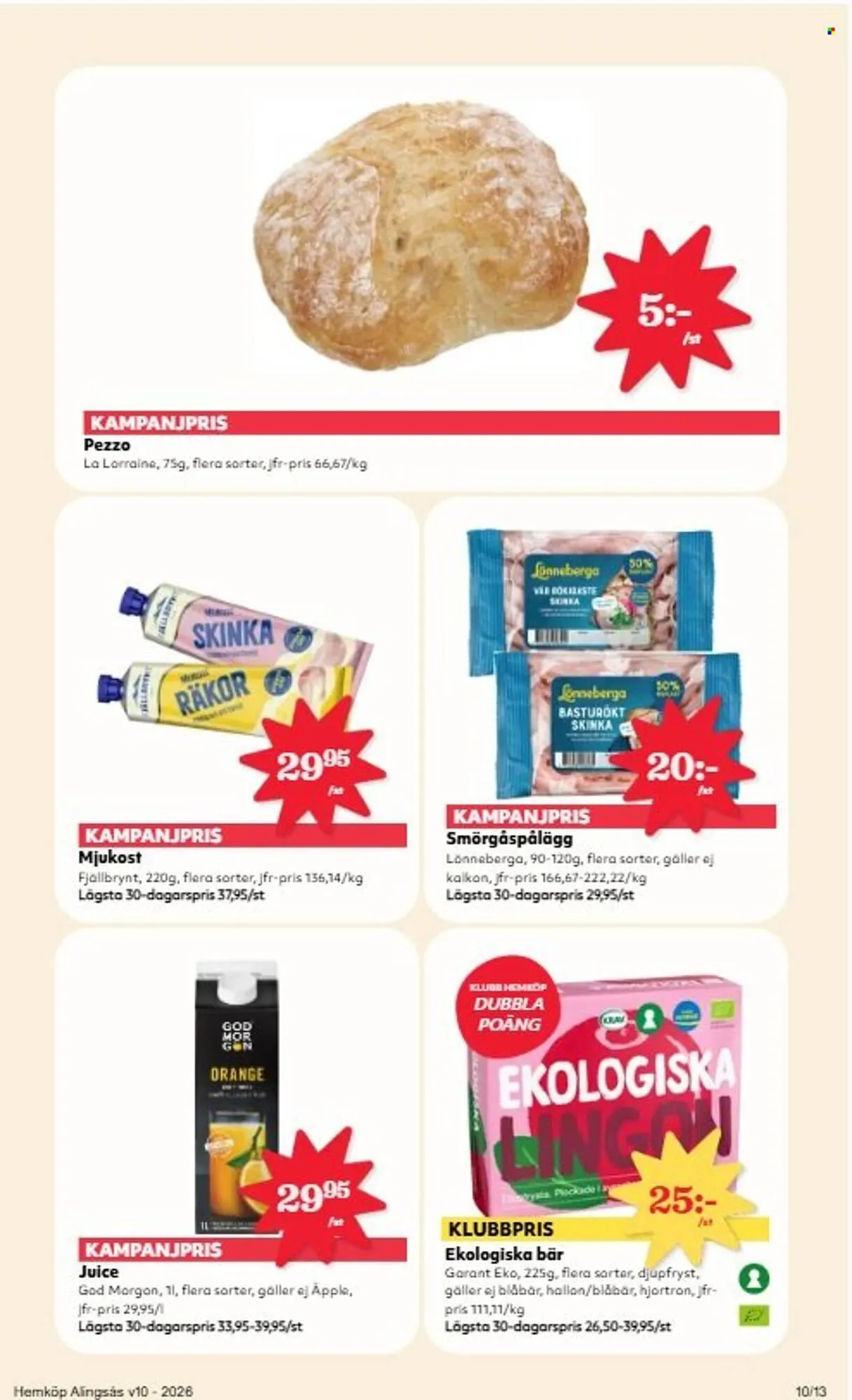 Hemköp reklamblad från 2 mars till 8 mars 2026 - Reklamblad sidor 10