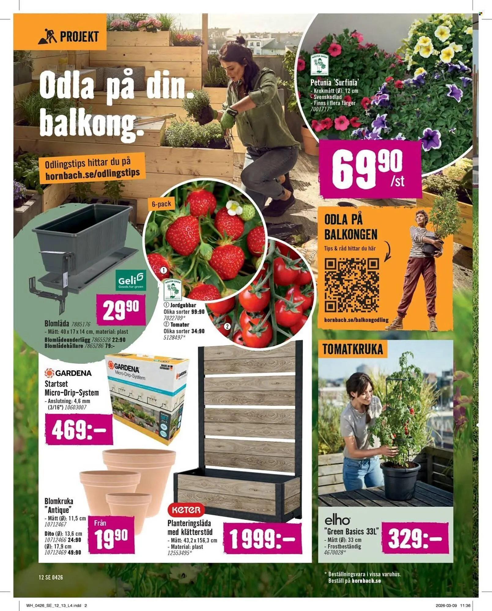 Hornbach reklamblad från 1 april till 30 april 2026 - Reklamblad sidor 12