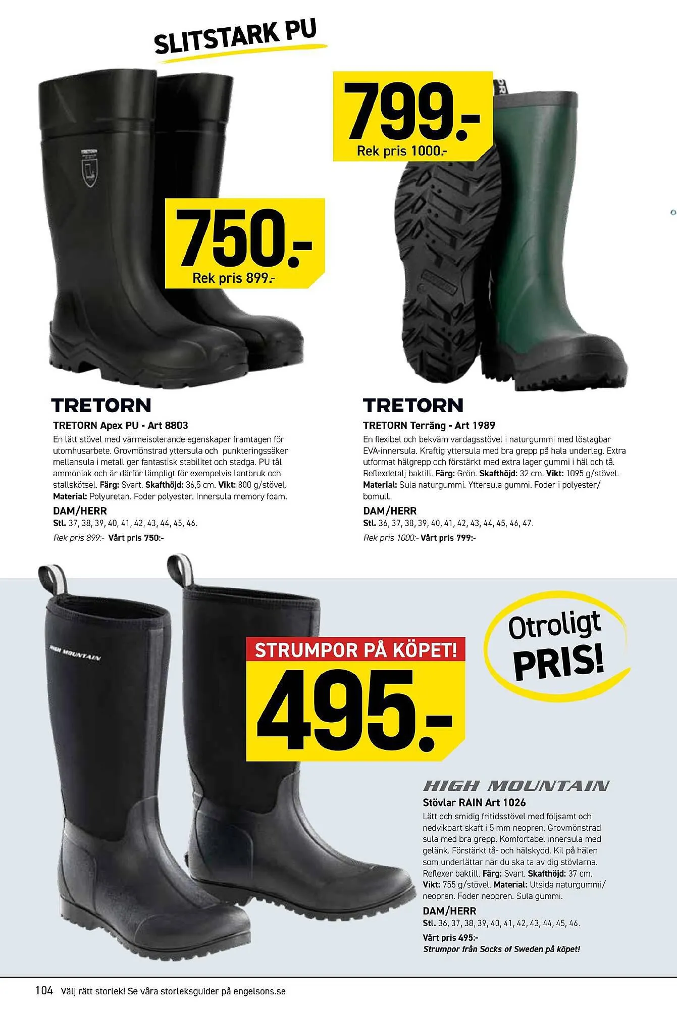 Engelsons reklamblad från 23 oktober till 30 november 2023 - Reklamblad sidor 104