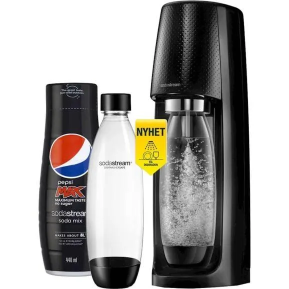 SodaStream Spirit Black inkl. tillbehör