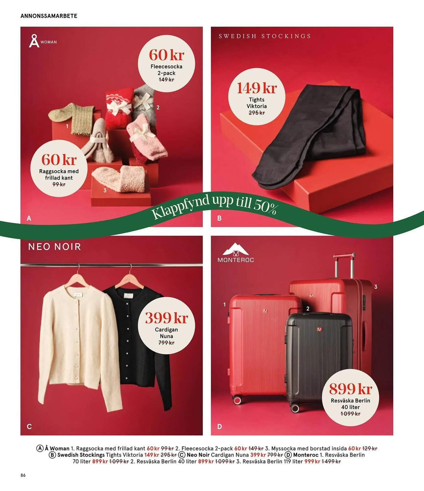 Åhléns reklamblad från 25 november till 11 december 2025 - Reklamblad sidor 86