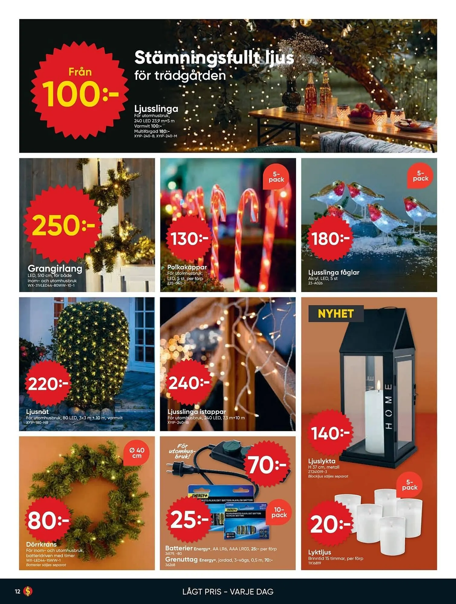 DollarStore annonsblad från 27 oktober till 2 november 2025 - Reklamblad sidor 12
