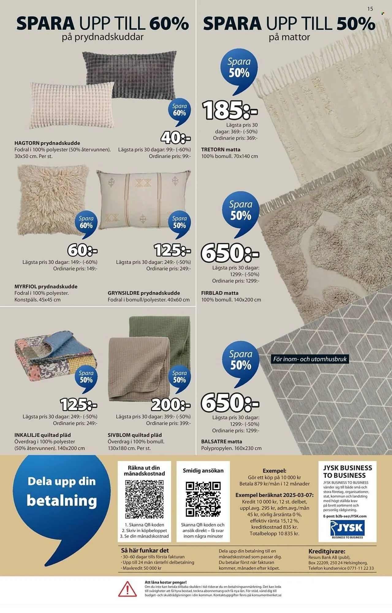 JYSK reklamblad från 19 januari till 1 februari 2026 - Reklamblad sidor 15