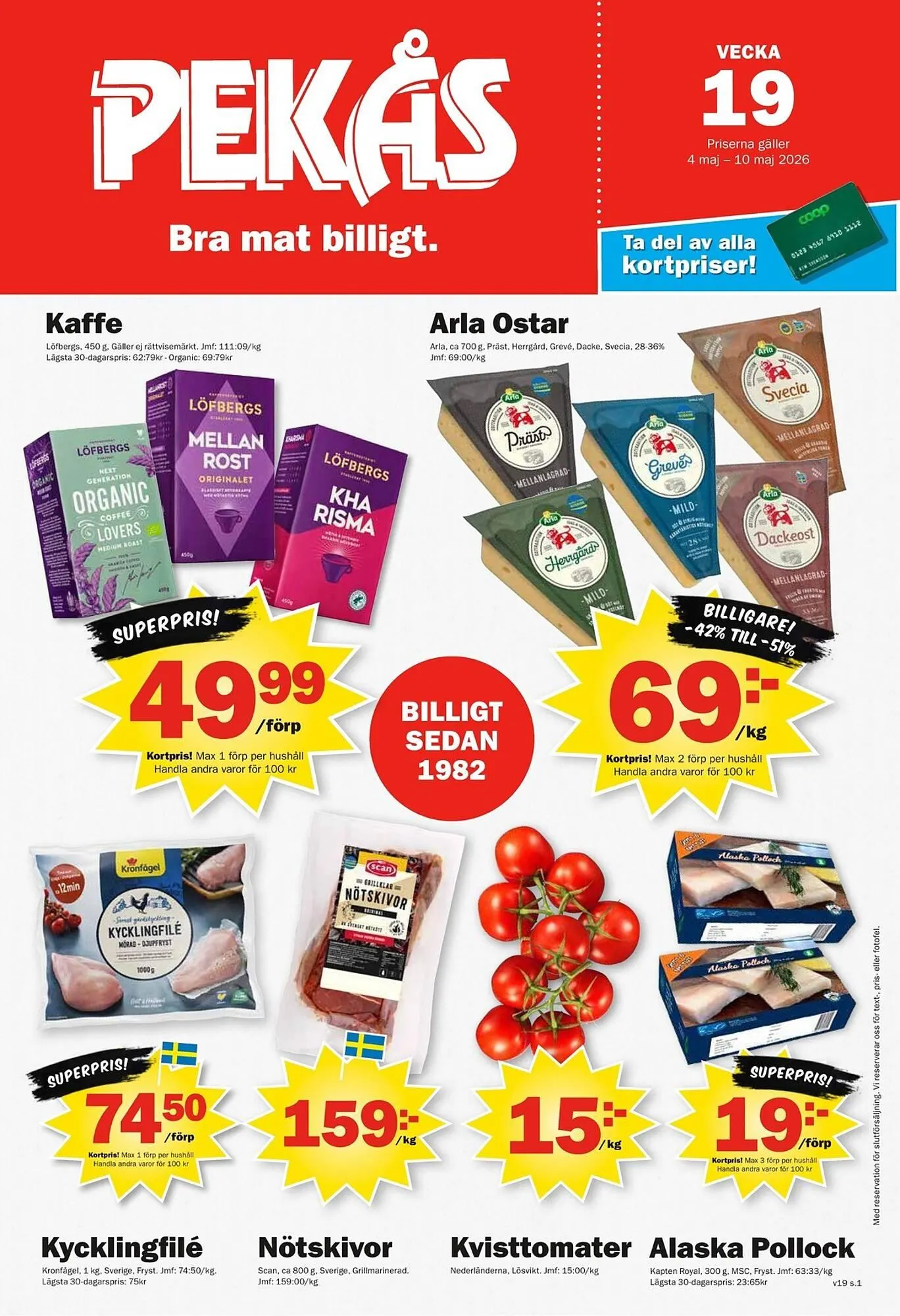 Pekås reklamblad - 1