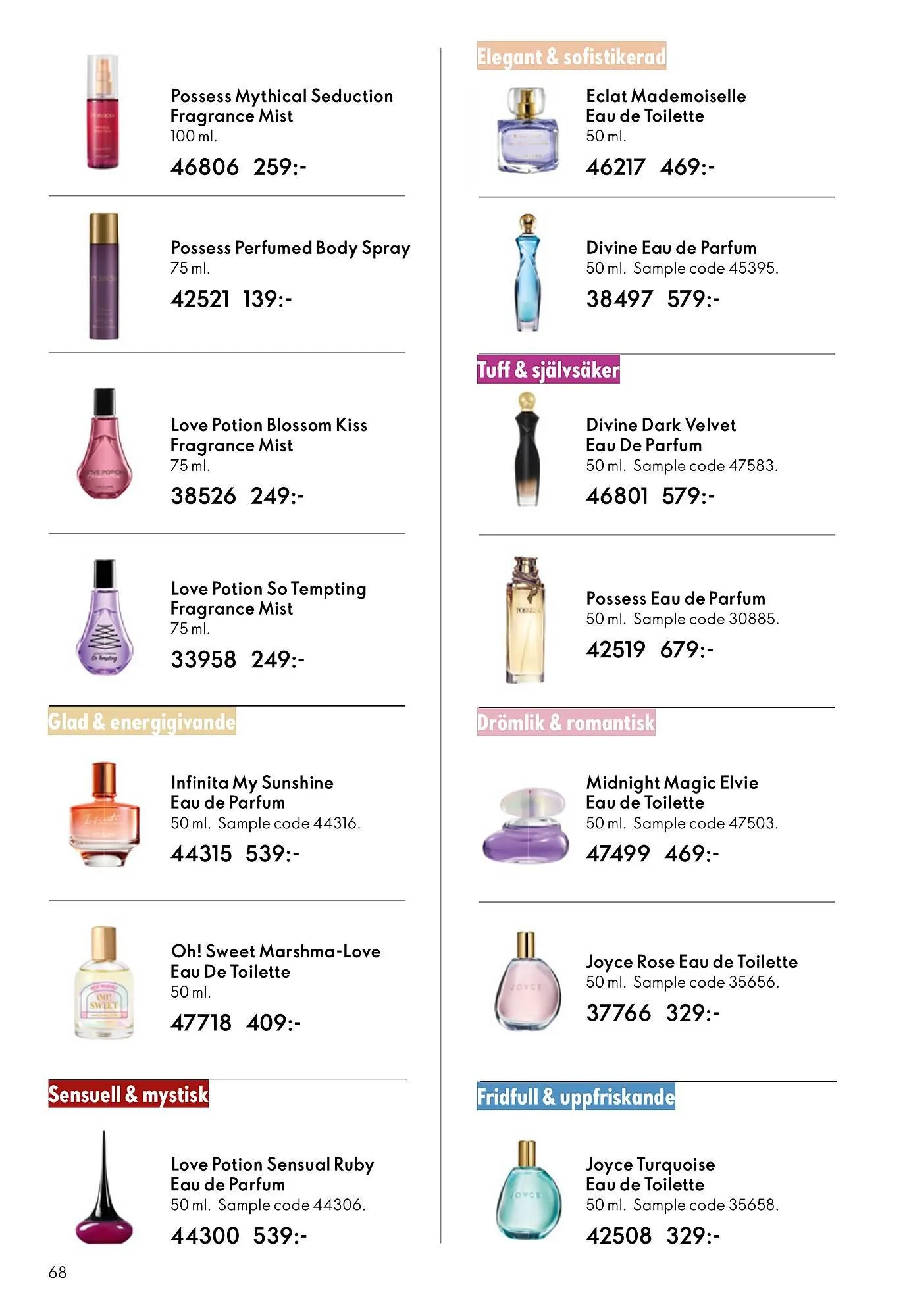 Oriflame reklamblad från 1 april till 30 april 2026 - Reklamblad sidor 68