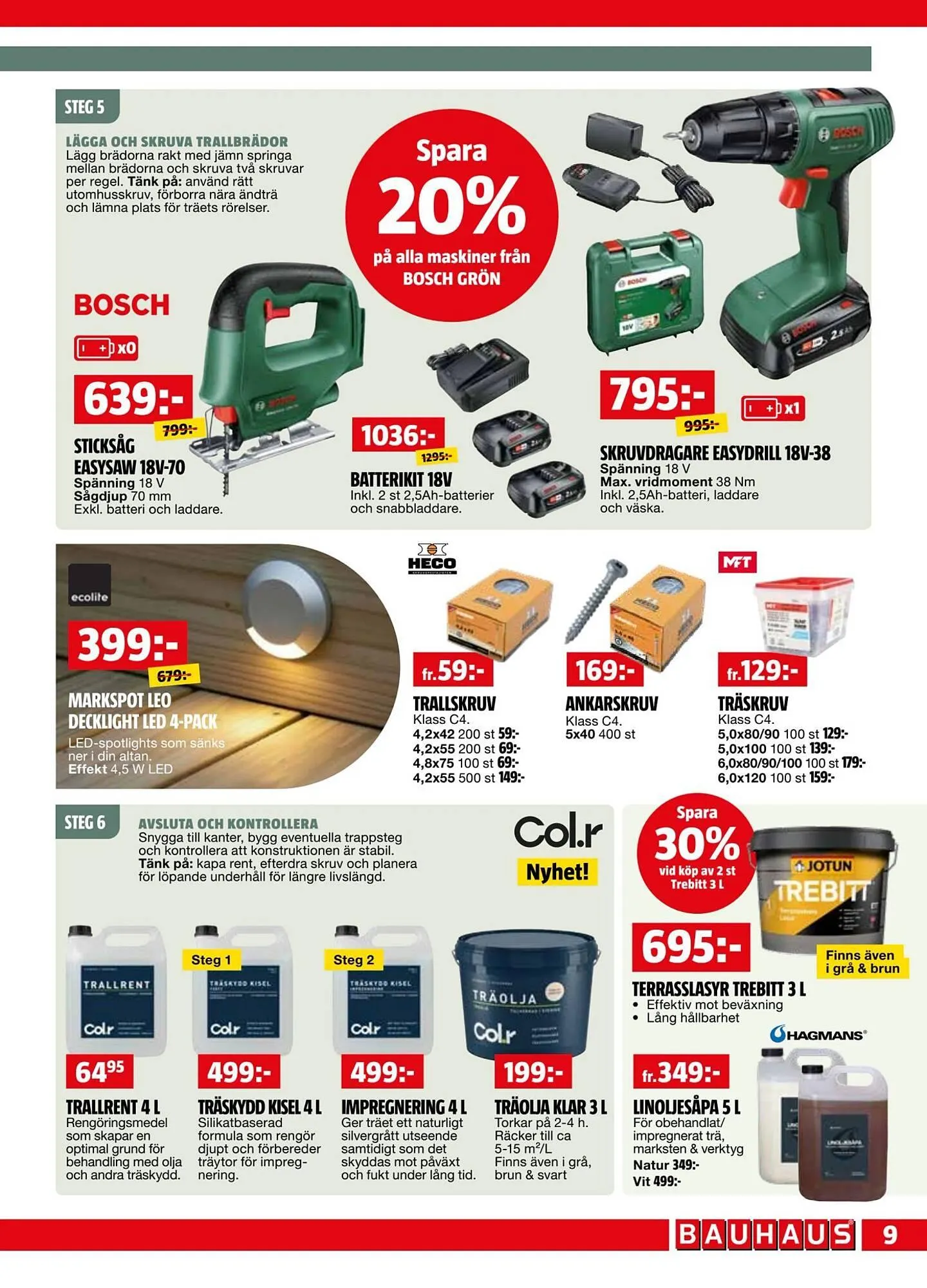Bauhaus reklamblad från 4 maj till 18 maj 2026 - Reklamblad sidor 9