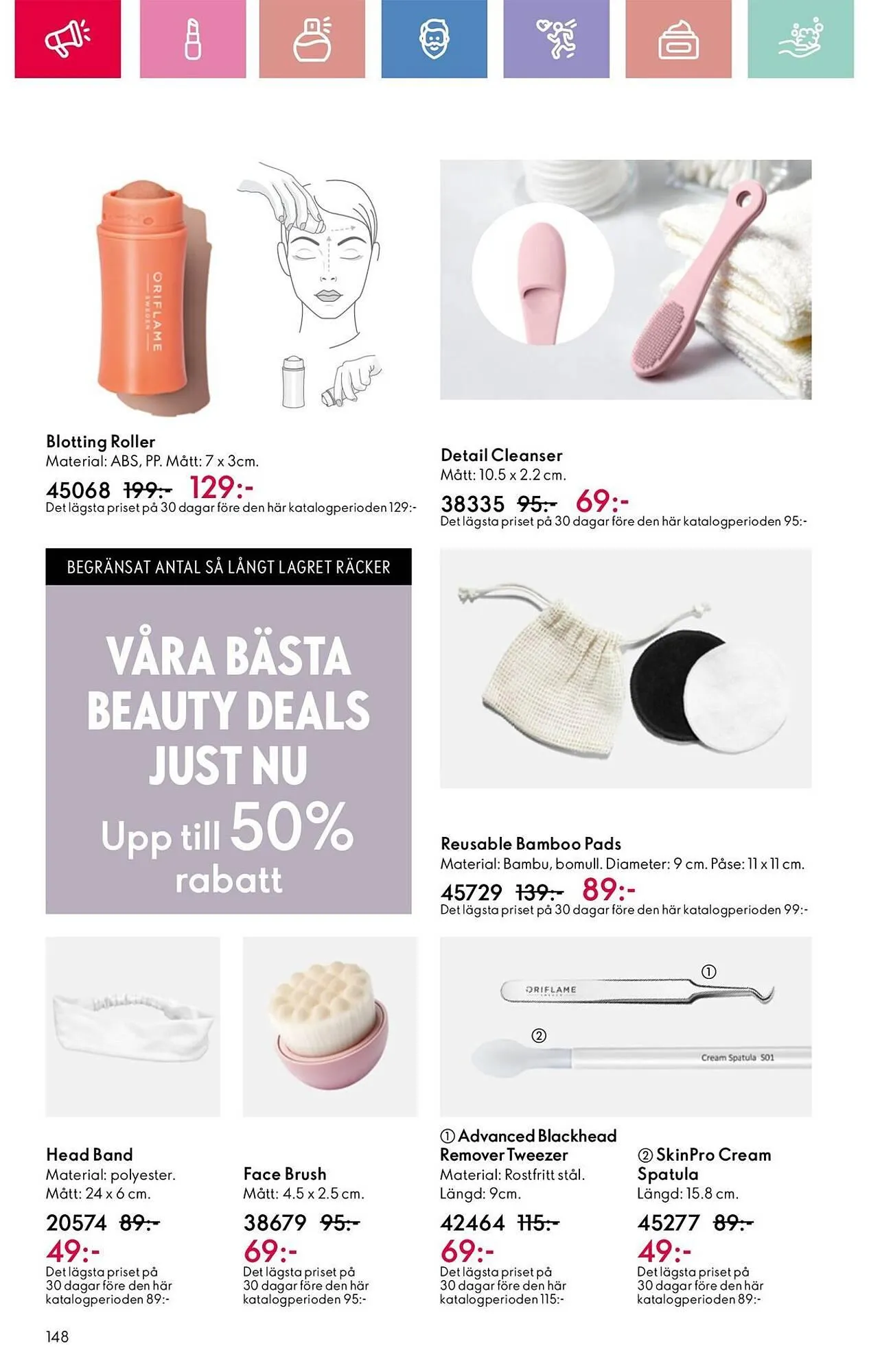 Oriflame reklamblad från 10 mars till 29 mars 2025 - Reklamblad sidor 148