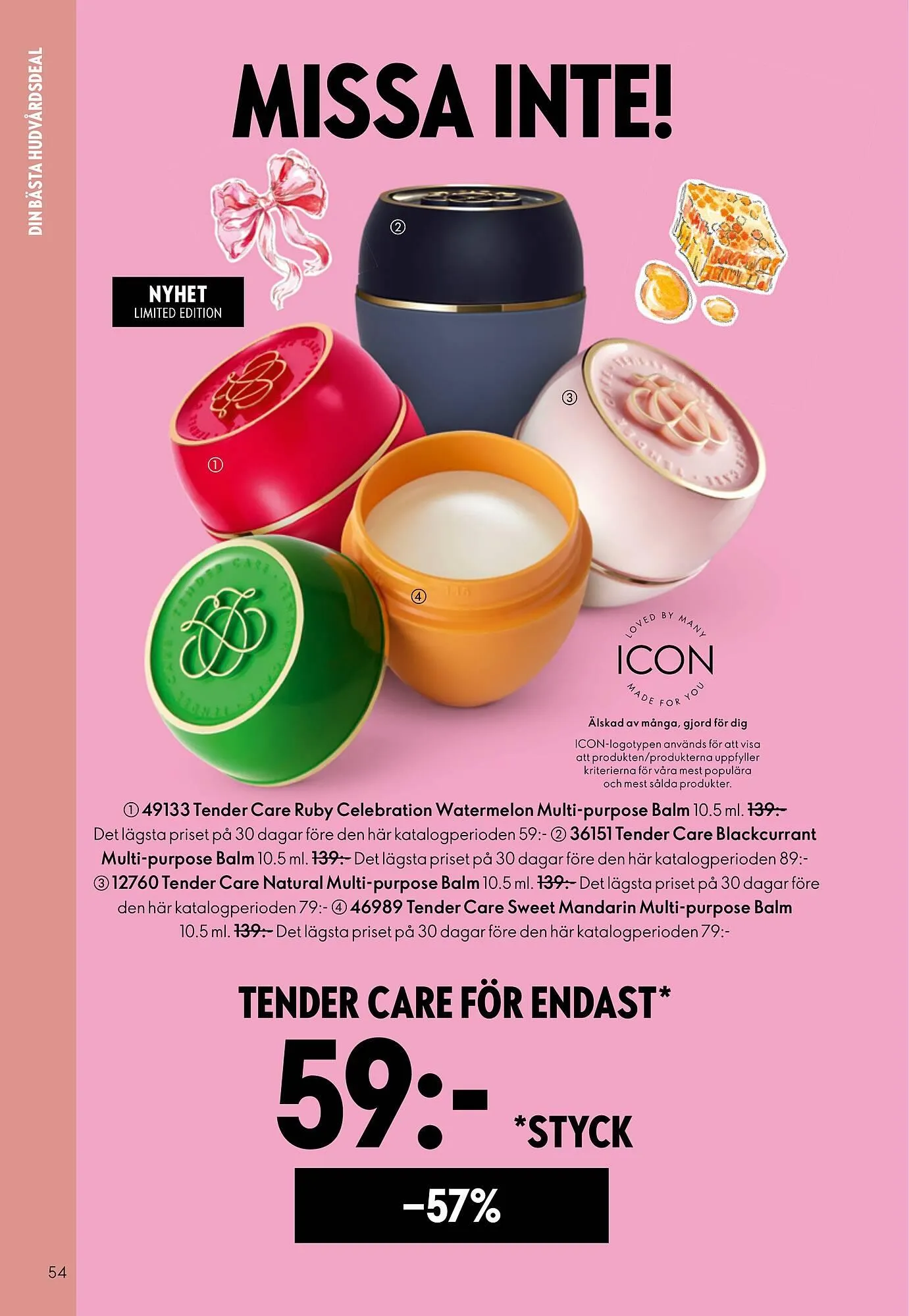 Oriflame reklamblad från 1 april till 30 april 2026 - Reklamblad sidor 54