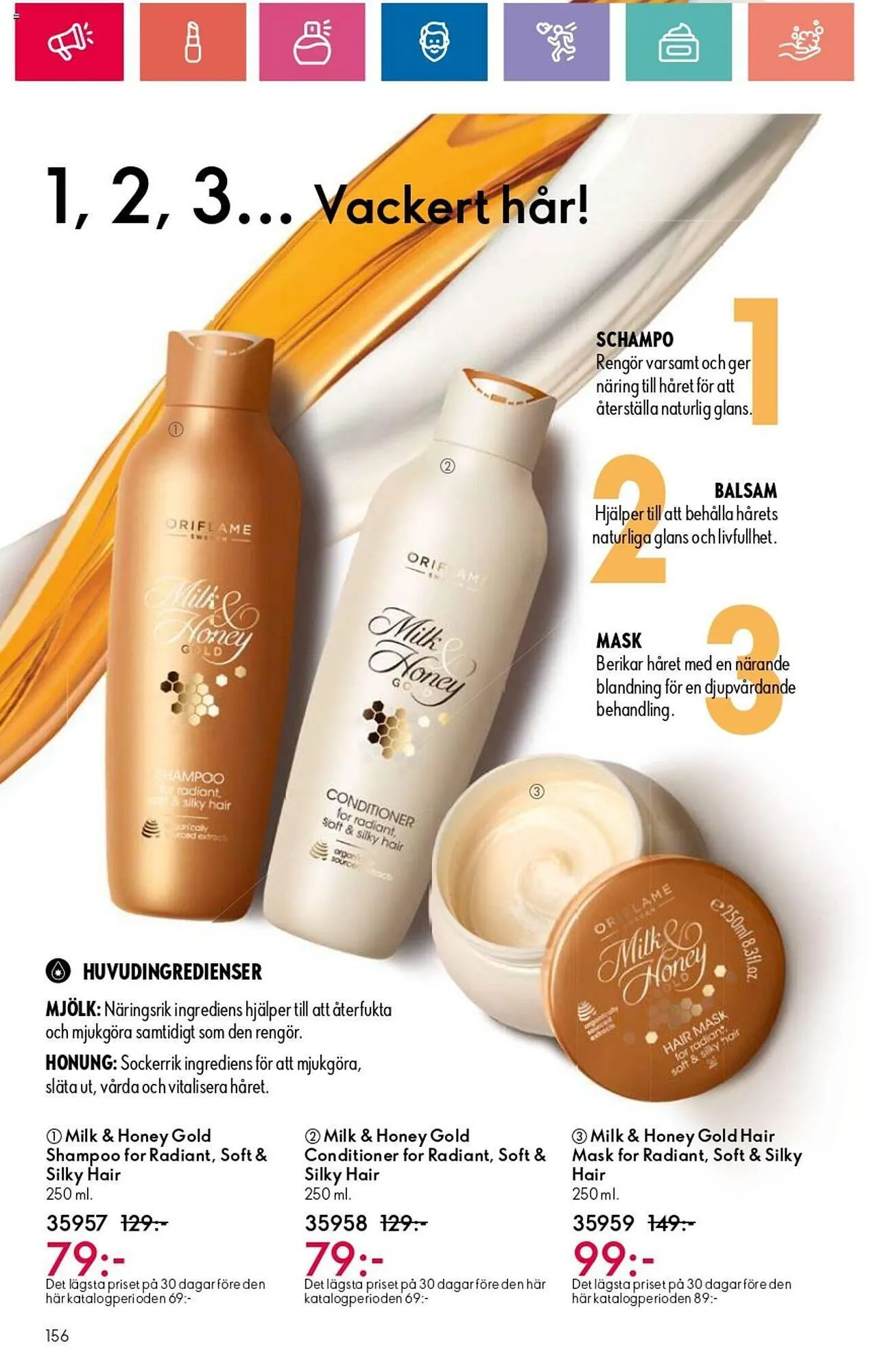 Oriflame reklamblad från 3 oktober till 23 oktober 2024 - Reklamblad sidor 156