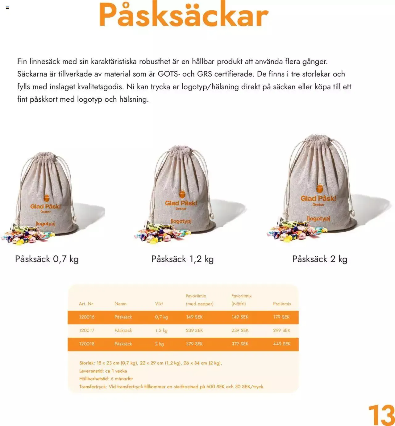 Staples - Påskgodis - Branding Solutions från 10 februari till 31 december 2023 - Reklamblad sidor 13