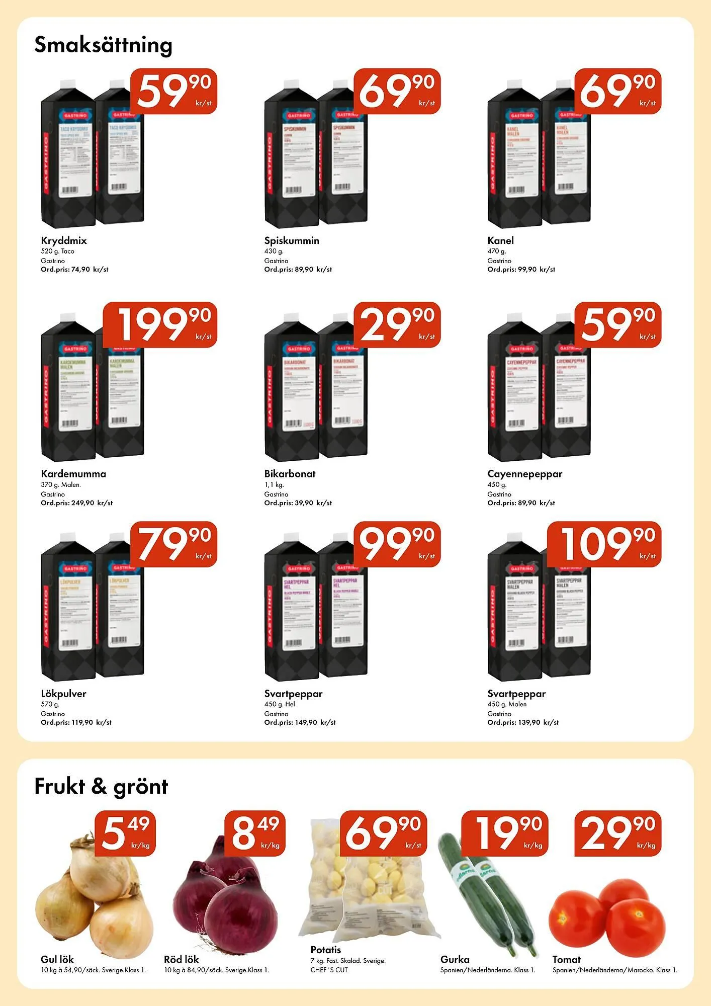 Snabbgross reklamblad från 6 oktober till 19 oktober 2025 - Reklamblad sidor 9
