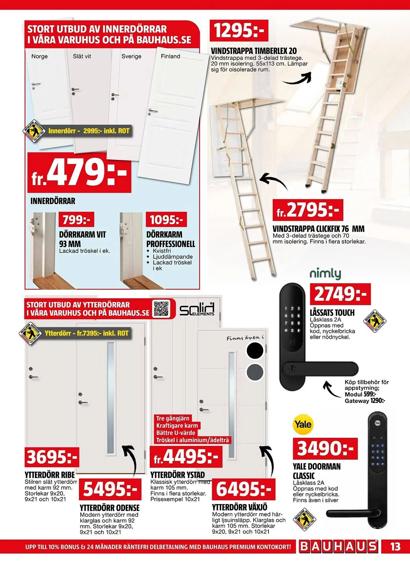 Bauhaus reklamblad från 3 mars till 16 mars 2025 - Reklamblad sidor 13