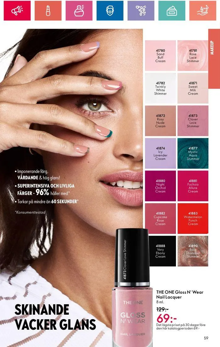 Oriflame reklamblad från 20 juni till 4 juli 2024 - Reklamblad sidor 59