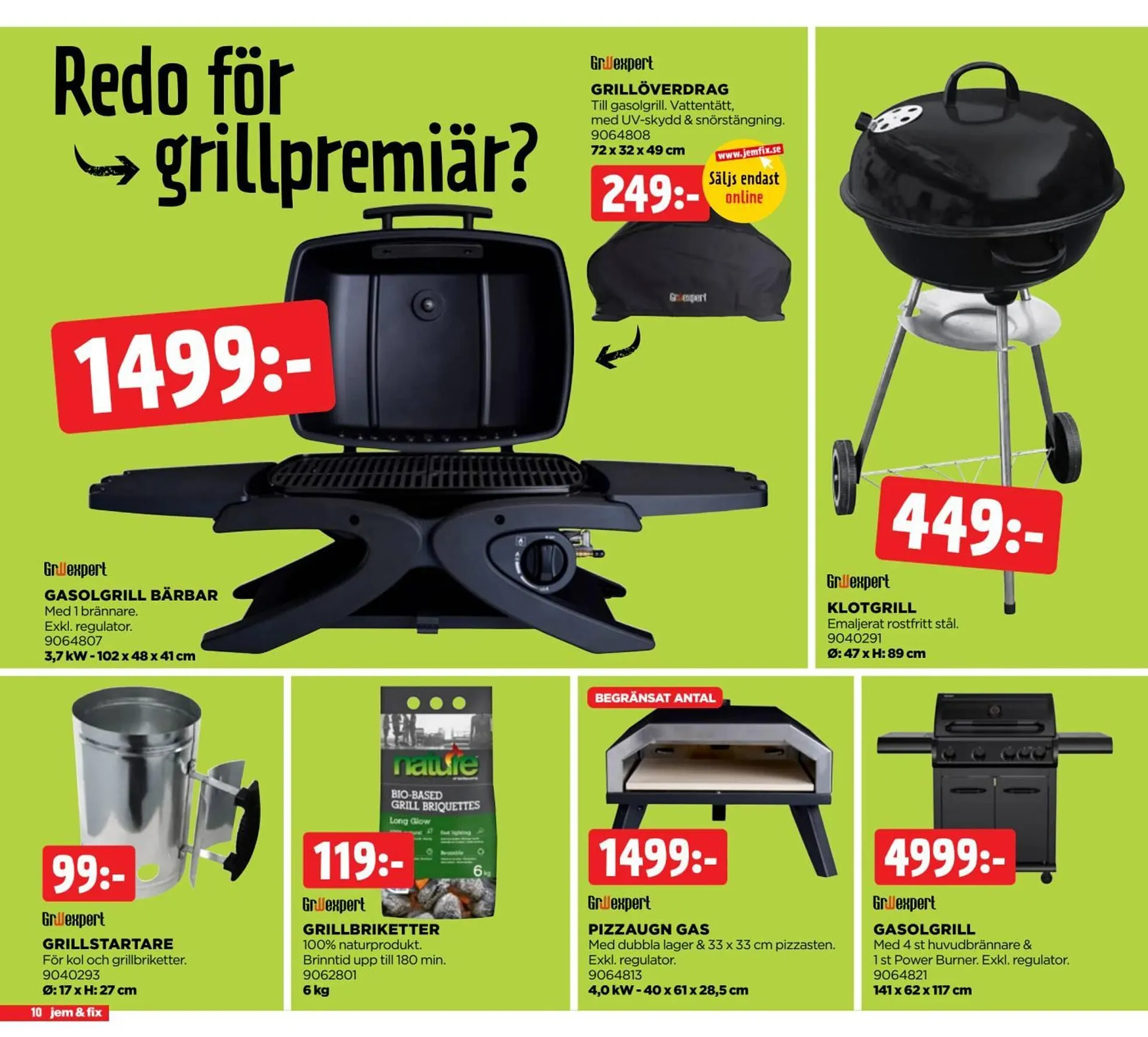Jem&Fix reklamblad från 2 mars till 16 mars 2026 - Reklamblad sidor 10