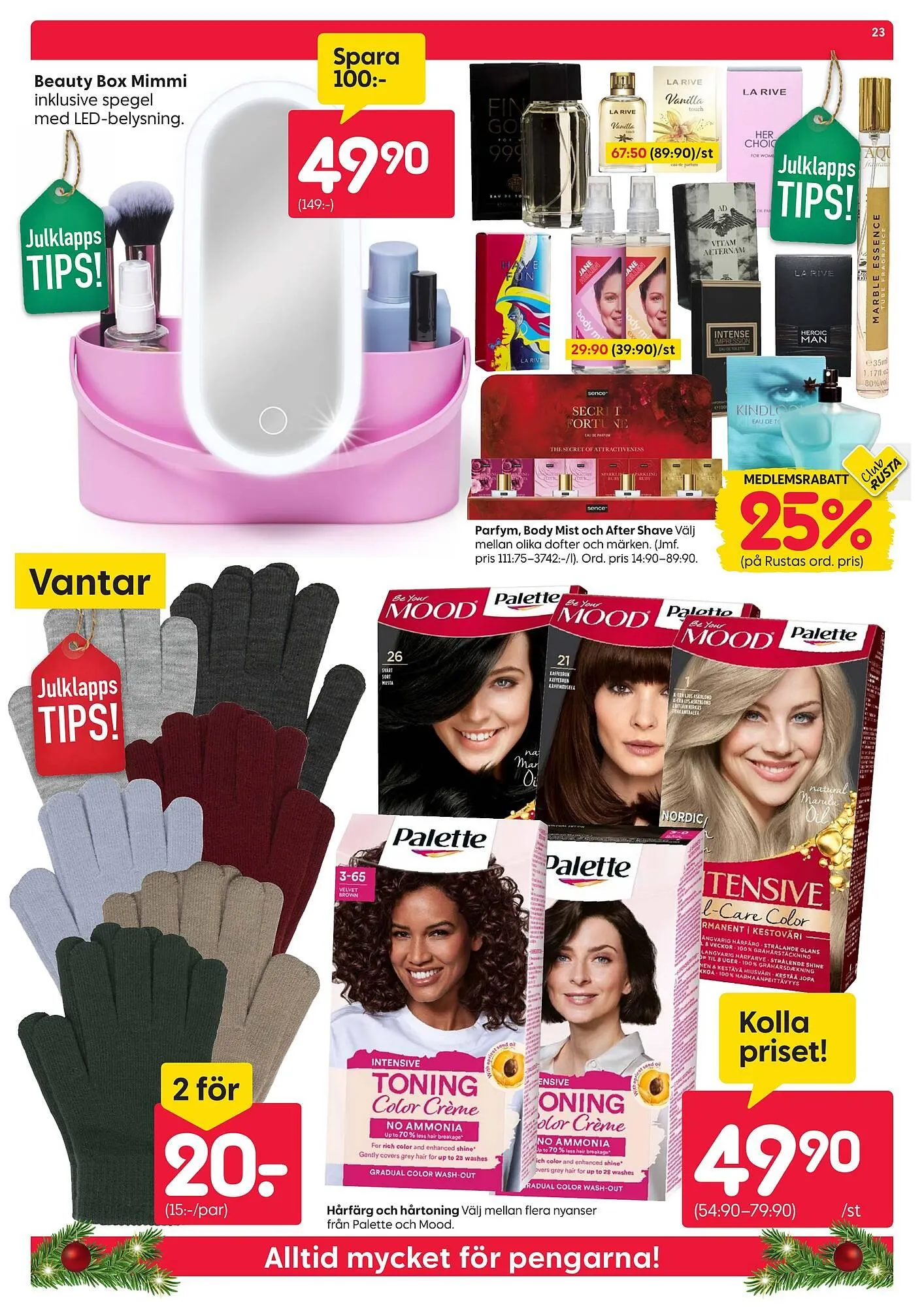 Rusta reklamblad från 9 december till 15 december 2024 - Reklamblad sidor 23
