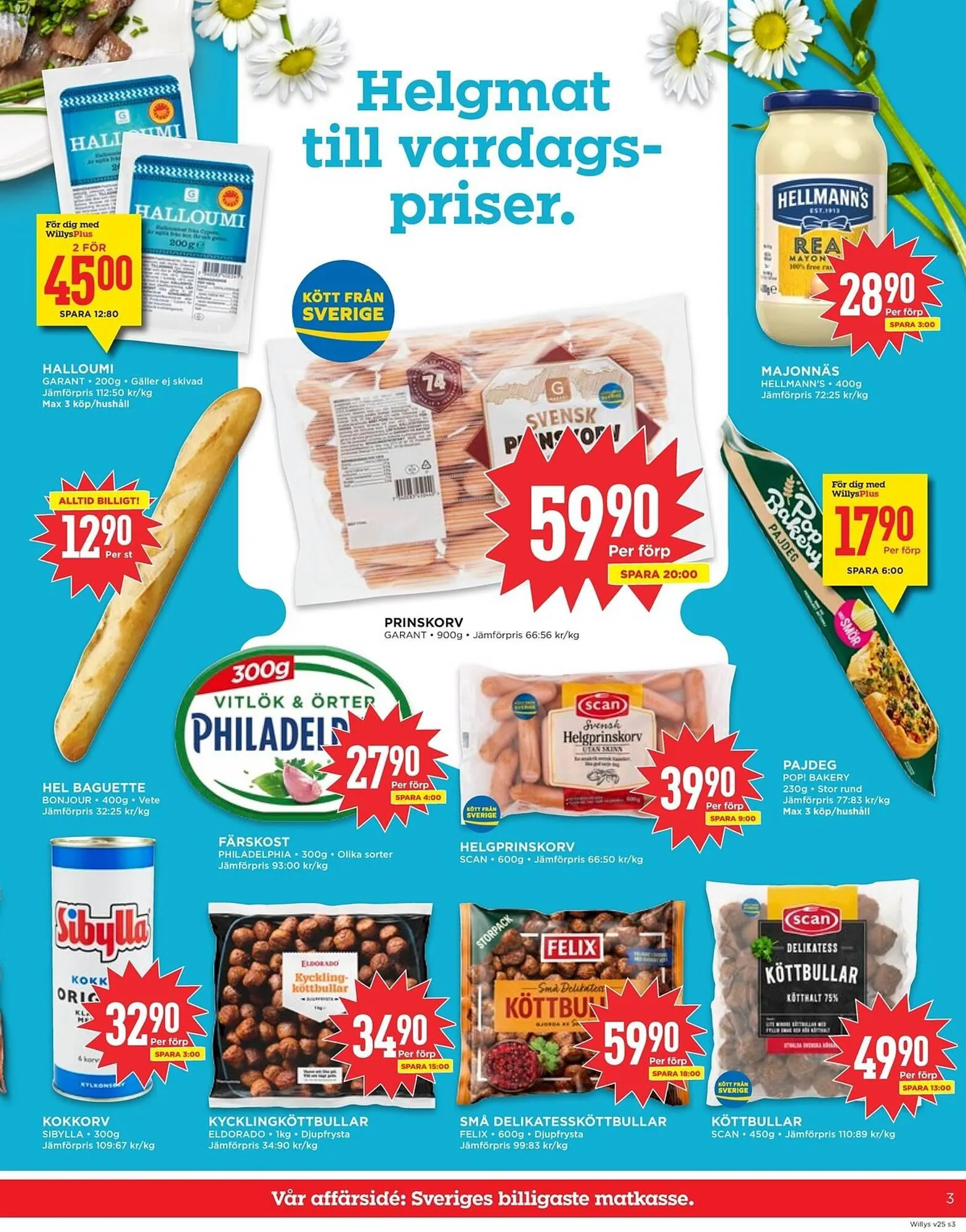 Willys reklamblad från 16 juni till 22 juni 2025 - Reklamblad sidor 3