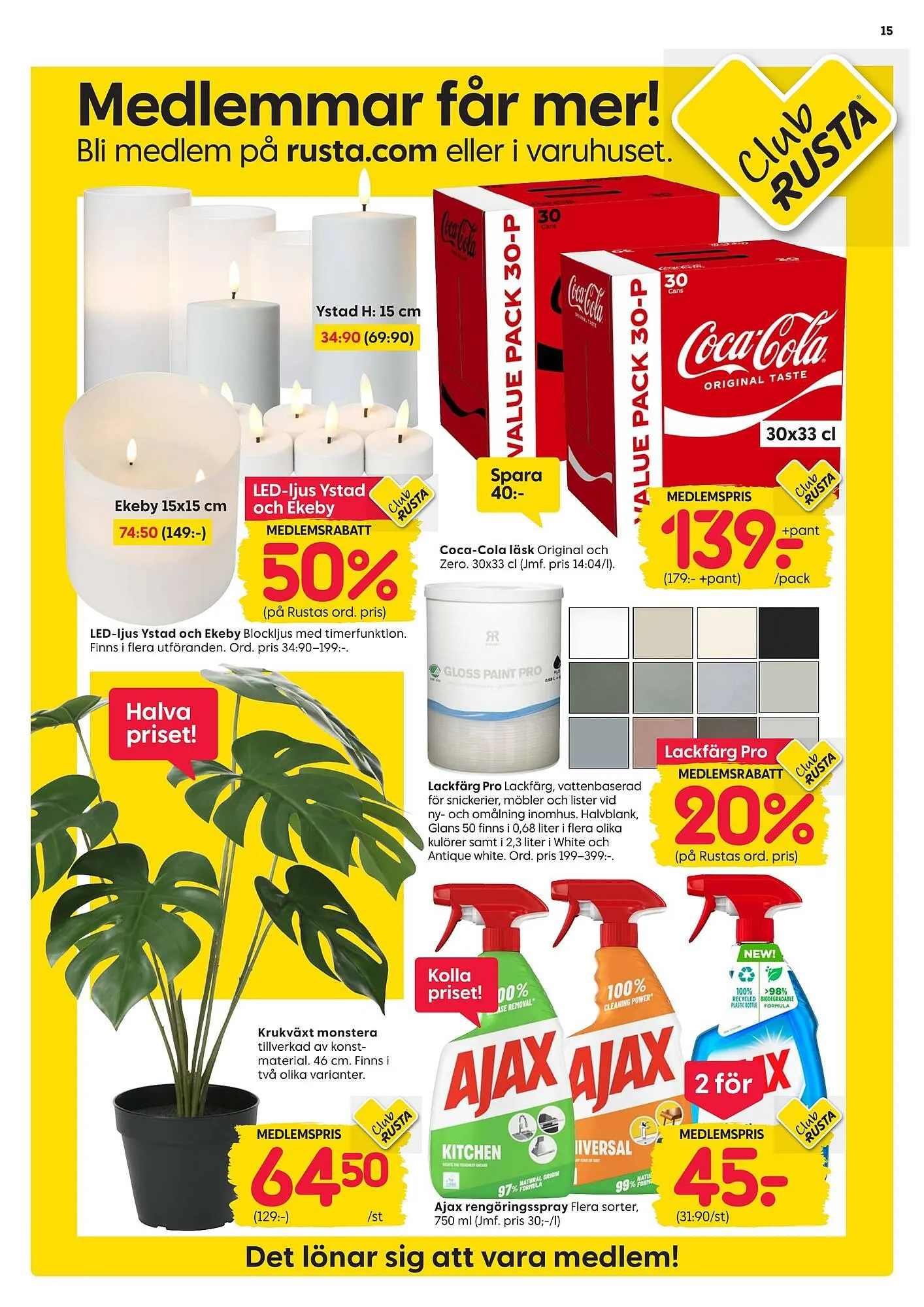 Rusta reklamblad från 18 augusti till 23 augusti 2025 - Reklamblad sidor 15
