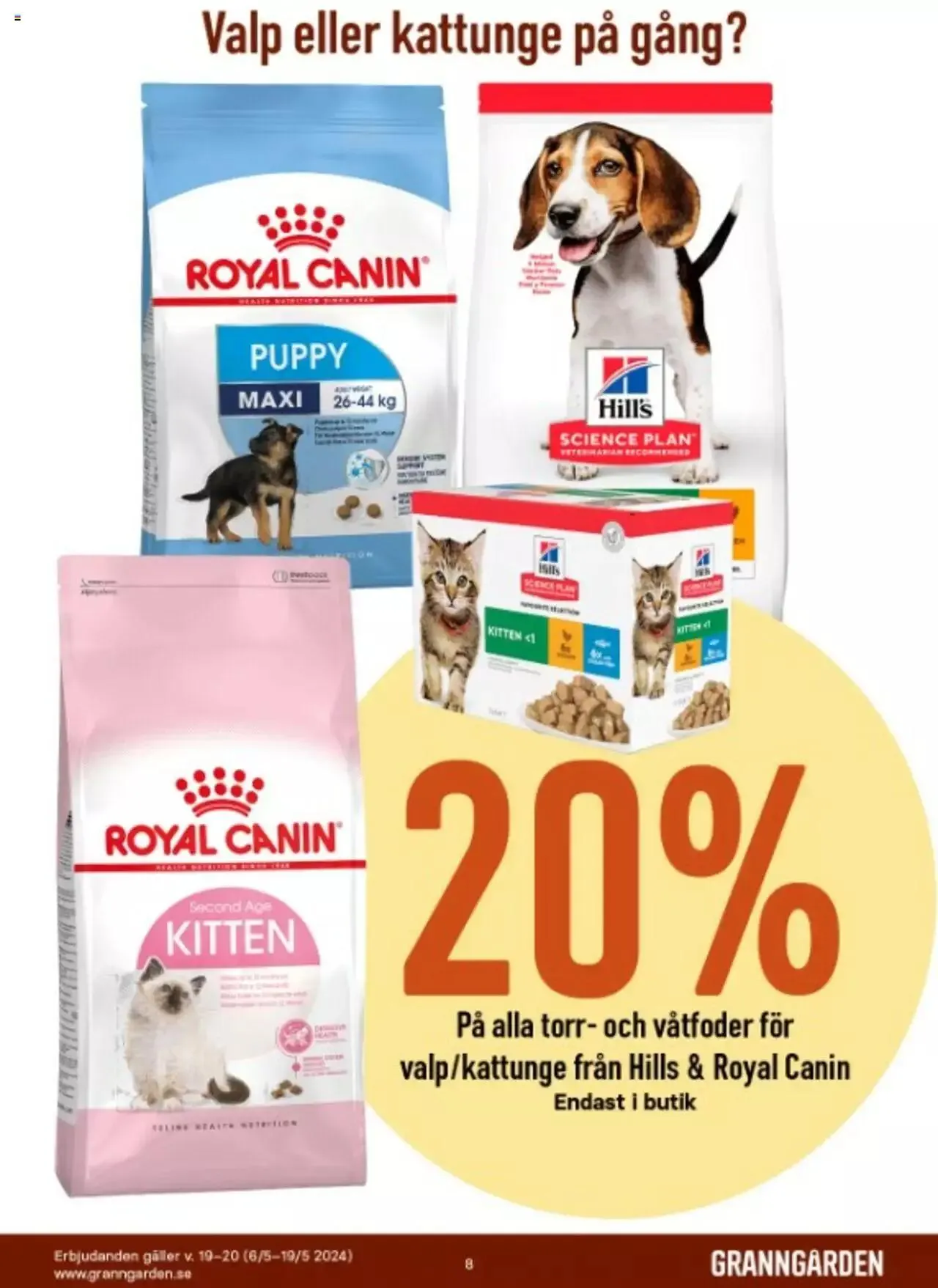Granngården - erbjudanden från 6 maj till 19 maj 2024 - Reklamblad sidor 8