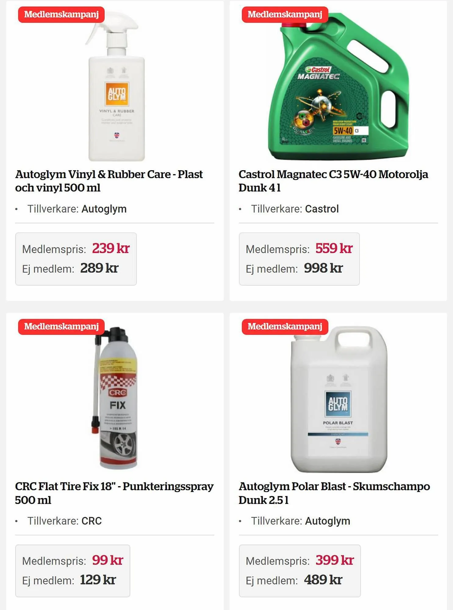 Mekonomen reklamblad från 23 augusti till 10 september 2023 - Reklamblad sidor 4